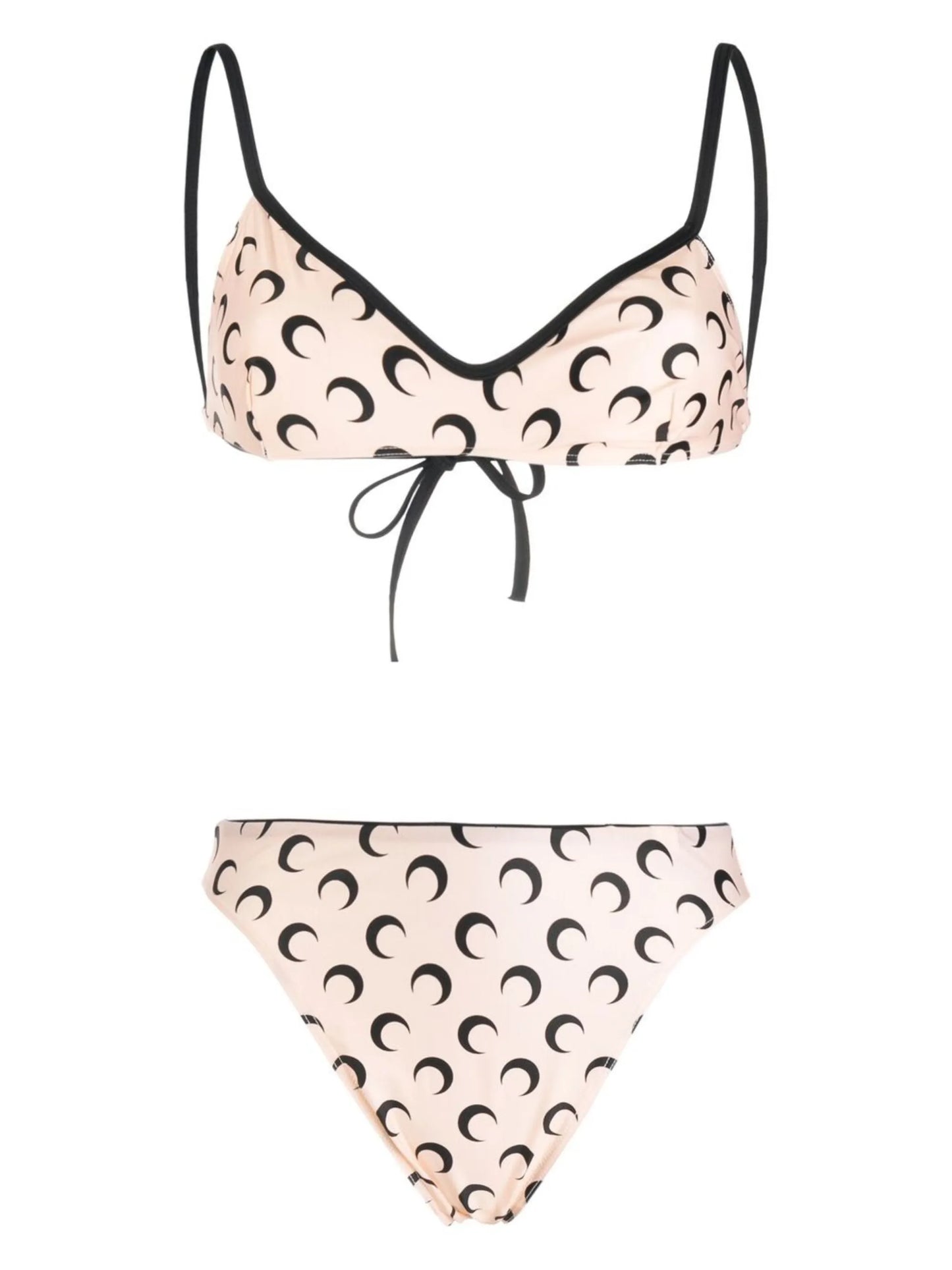 Crescent Moon-print bikini