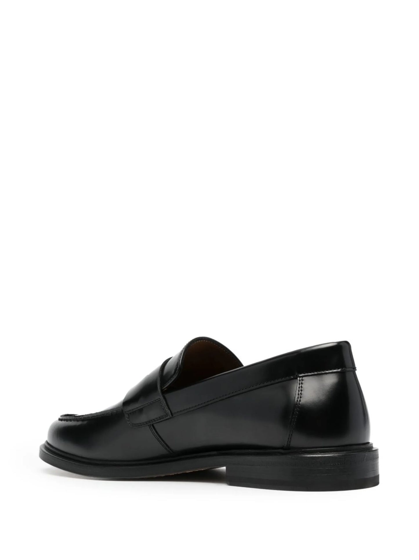 leather penny loafers