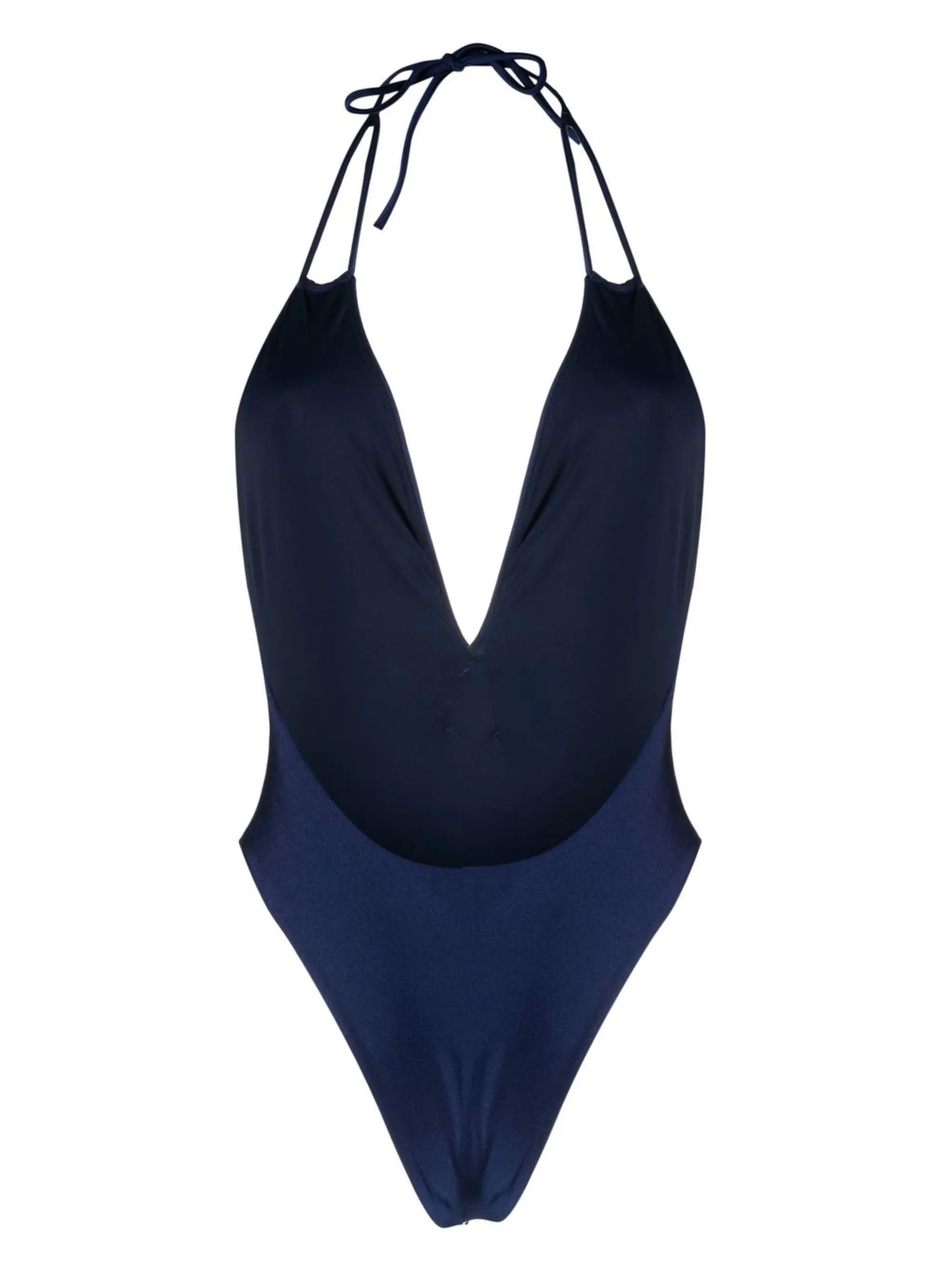 lurex halterneck swimsuit