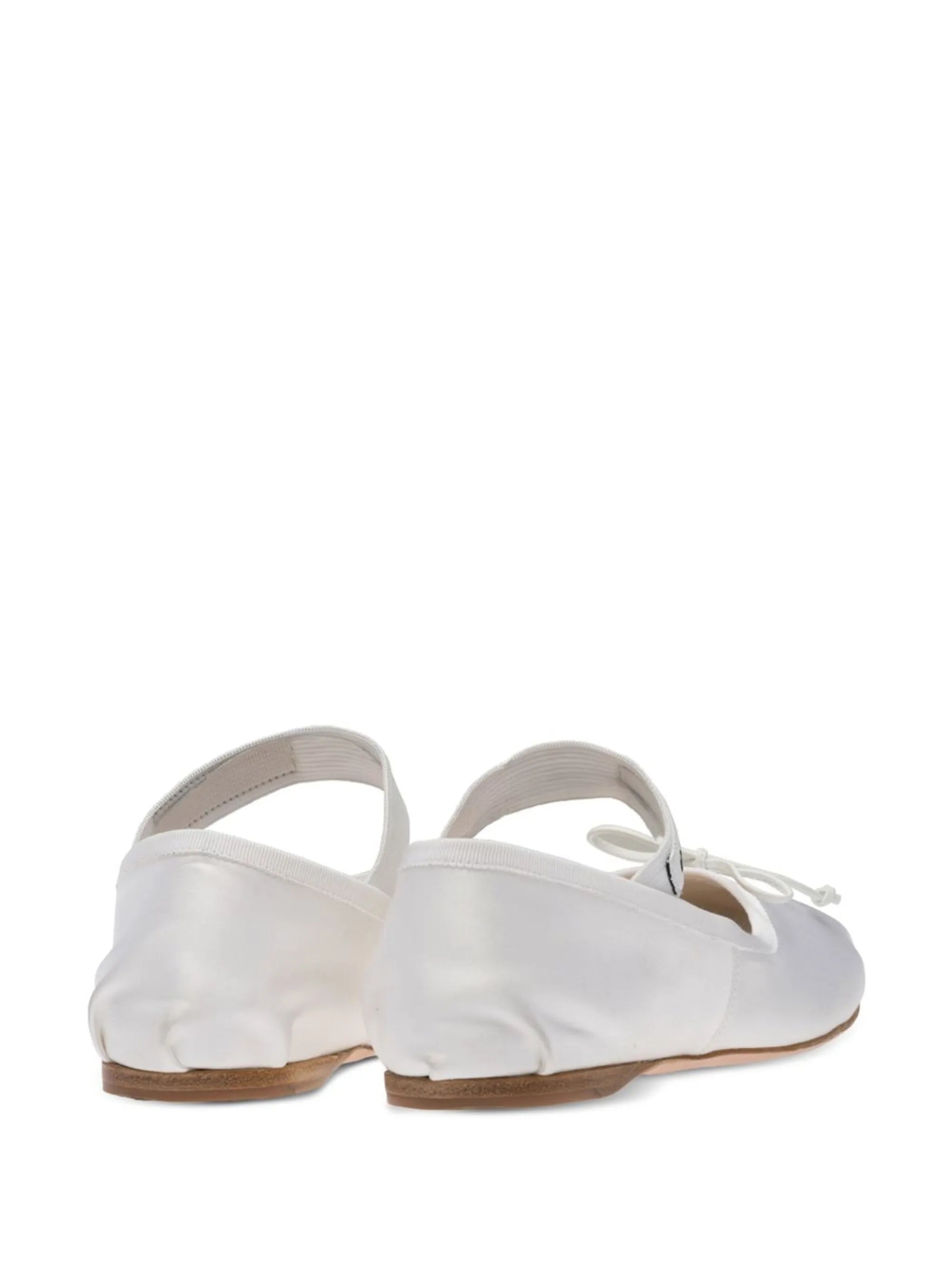 logo-strap ballerina shoes