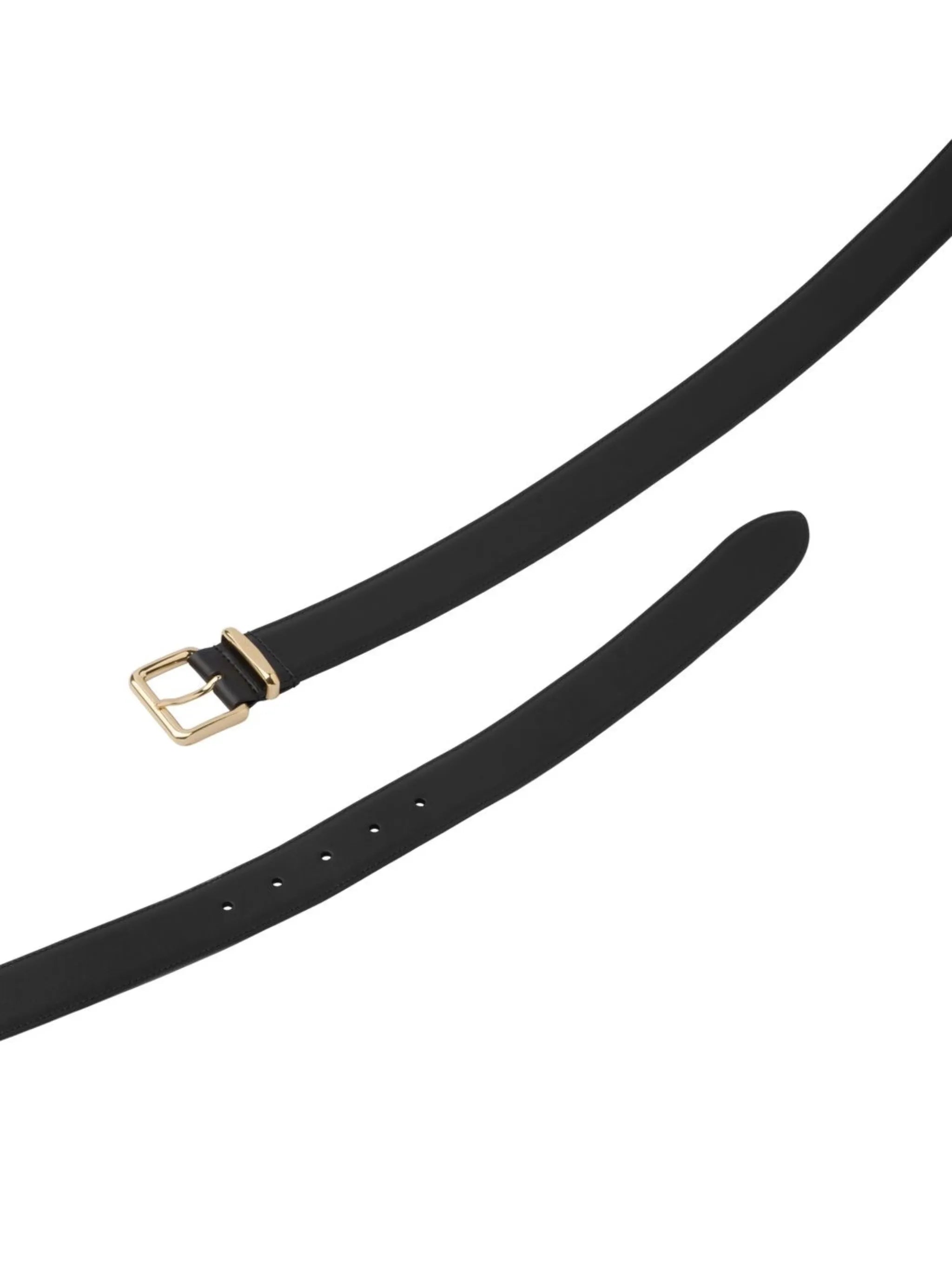 laser-engraved logo belt