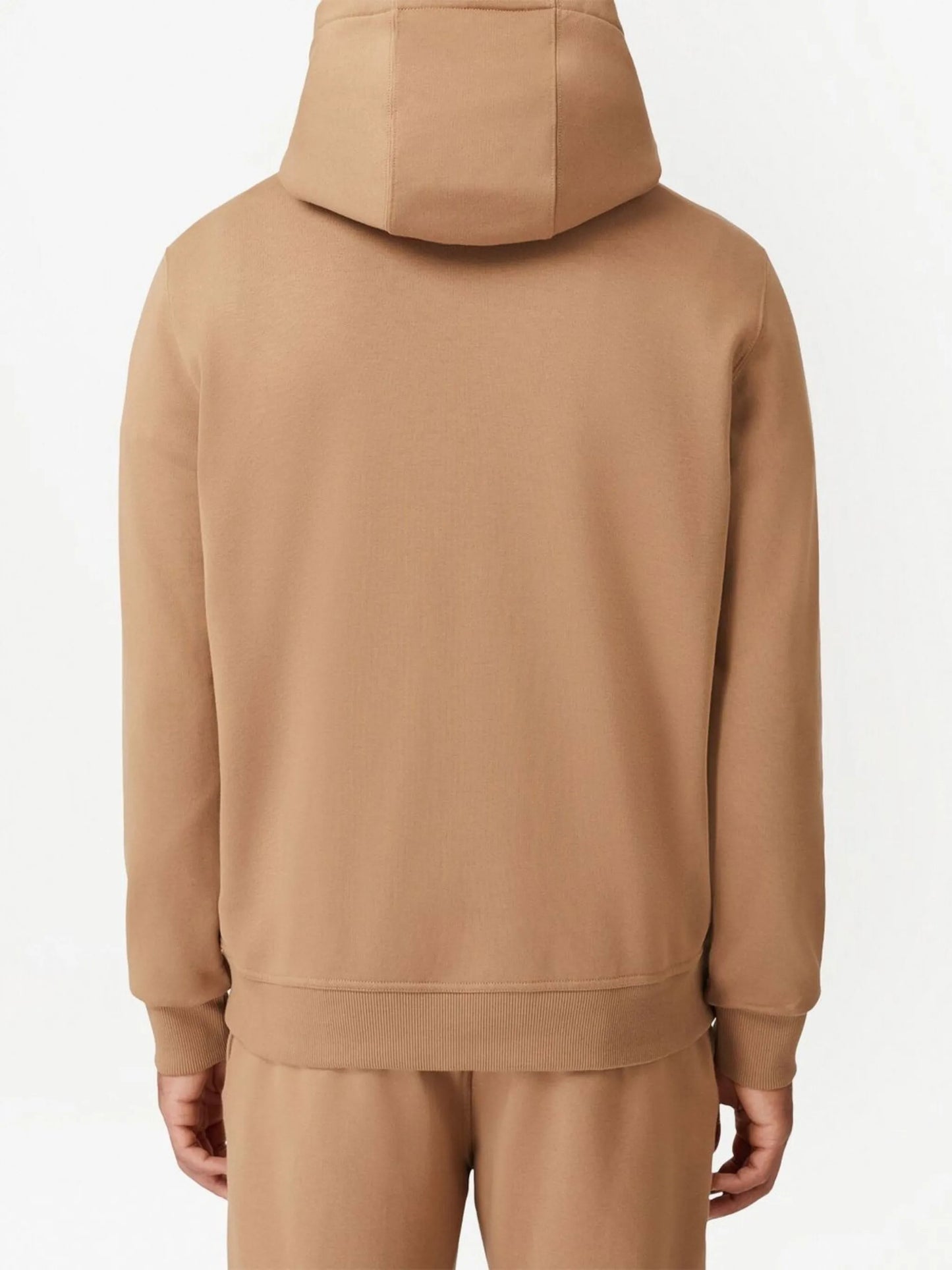 logo-print drawstring hoodie