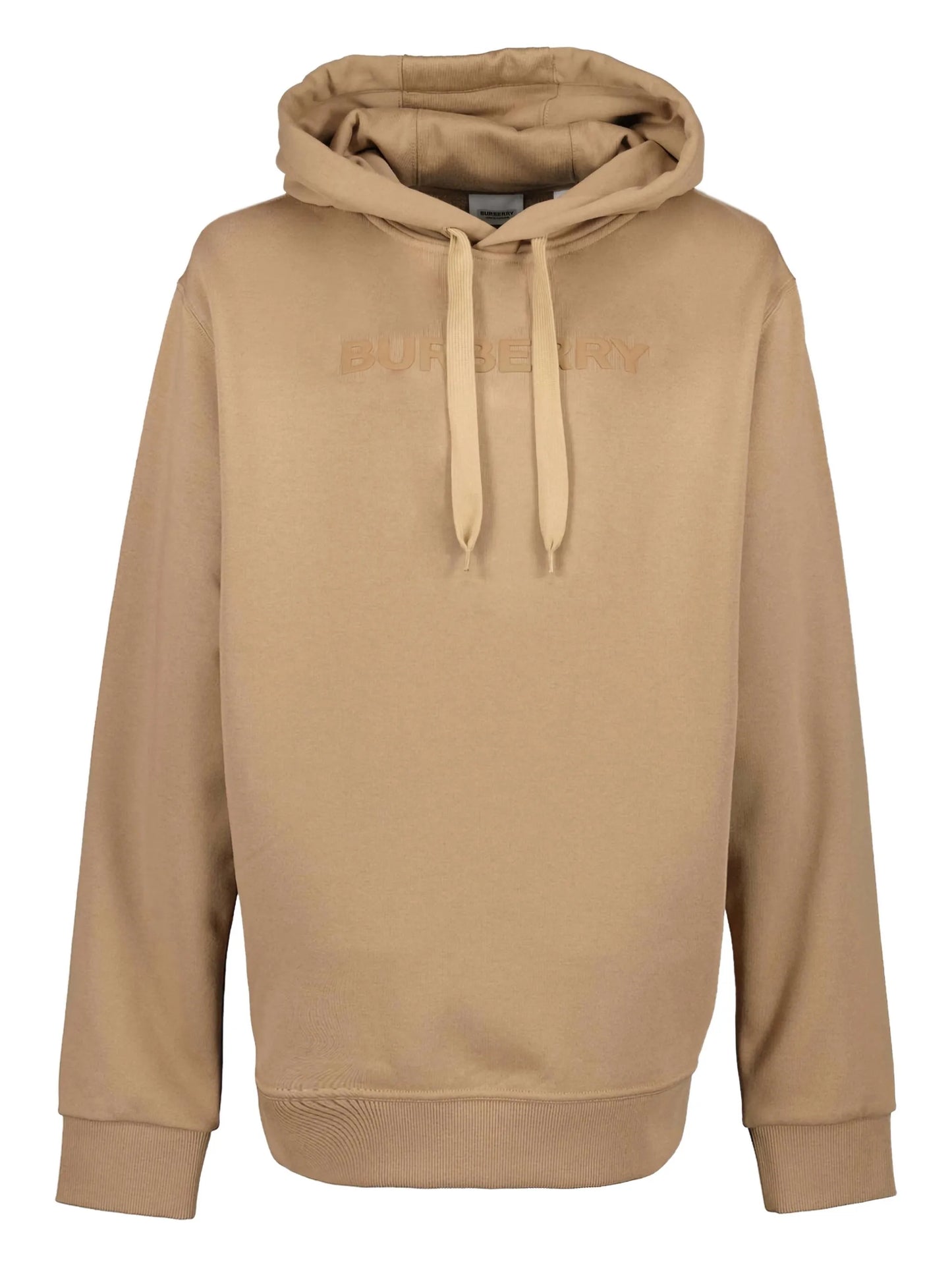 logo-print drawstring hoodie