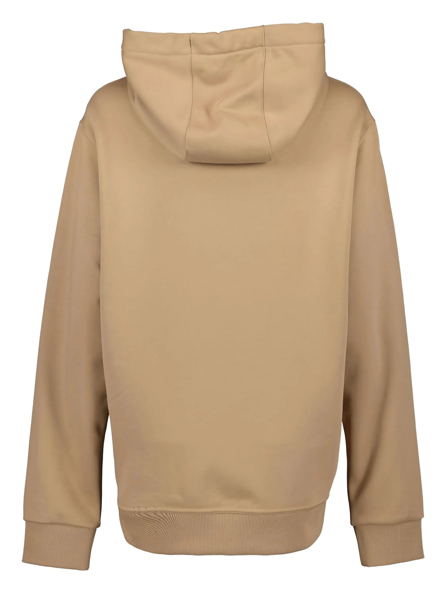 logo-print drawstring hoodie