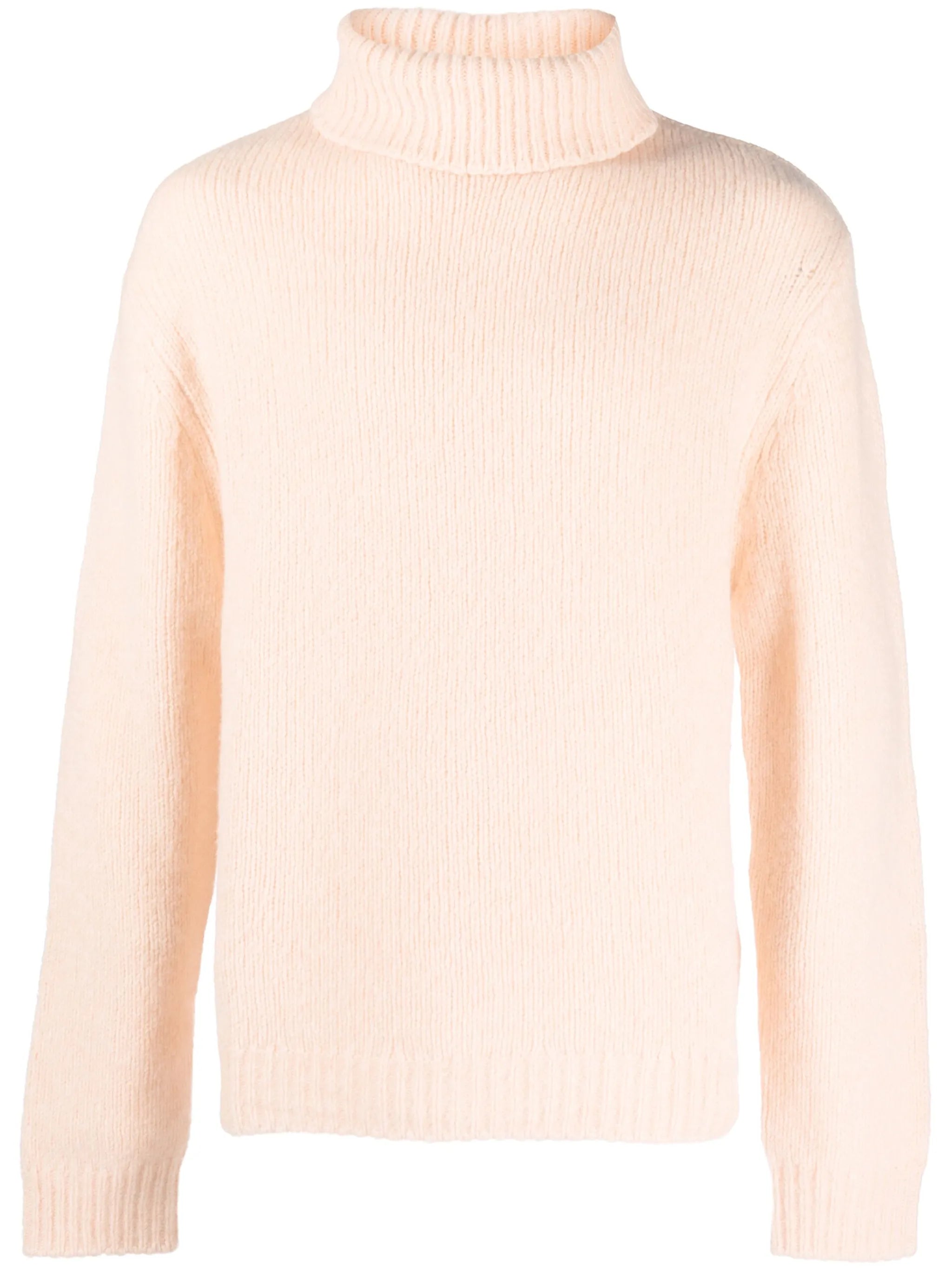 roll-neck chunky jumper