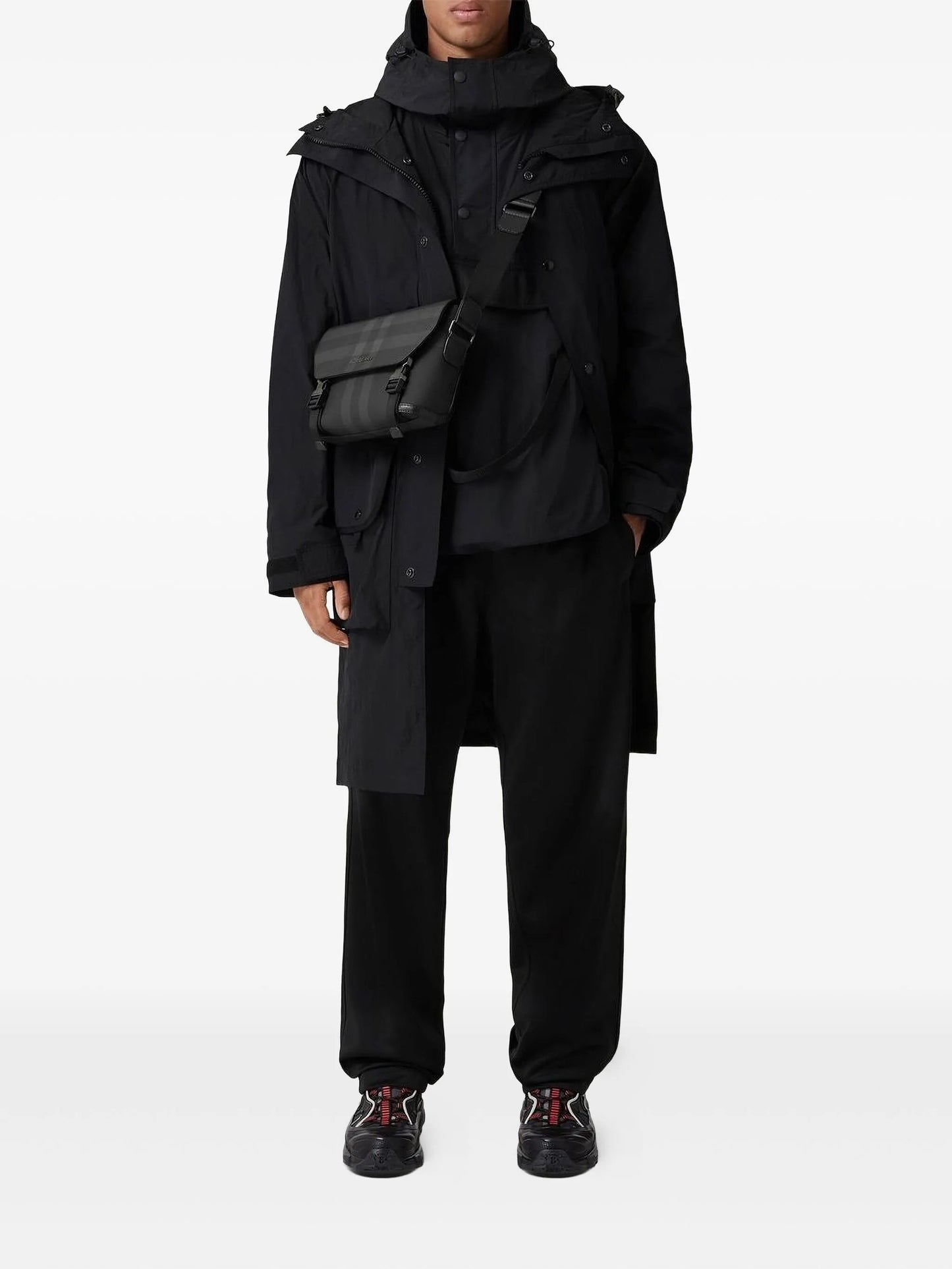 logo-print shoulder bag