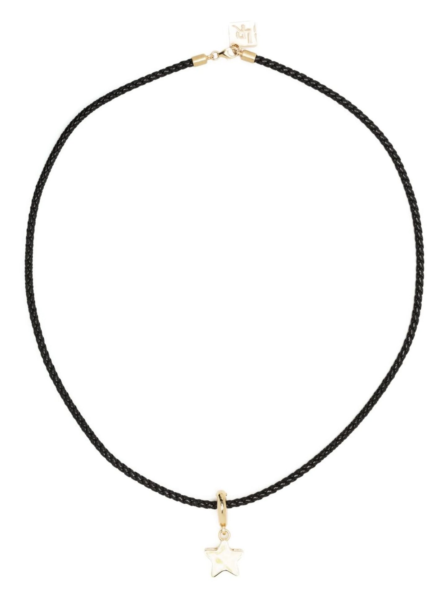 14kt yellow gold enamel star pendant necklace