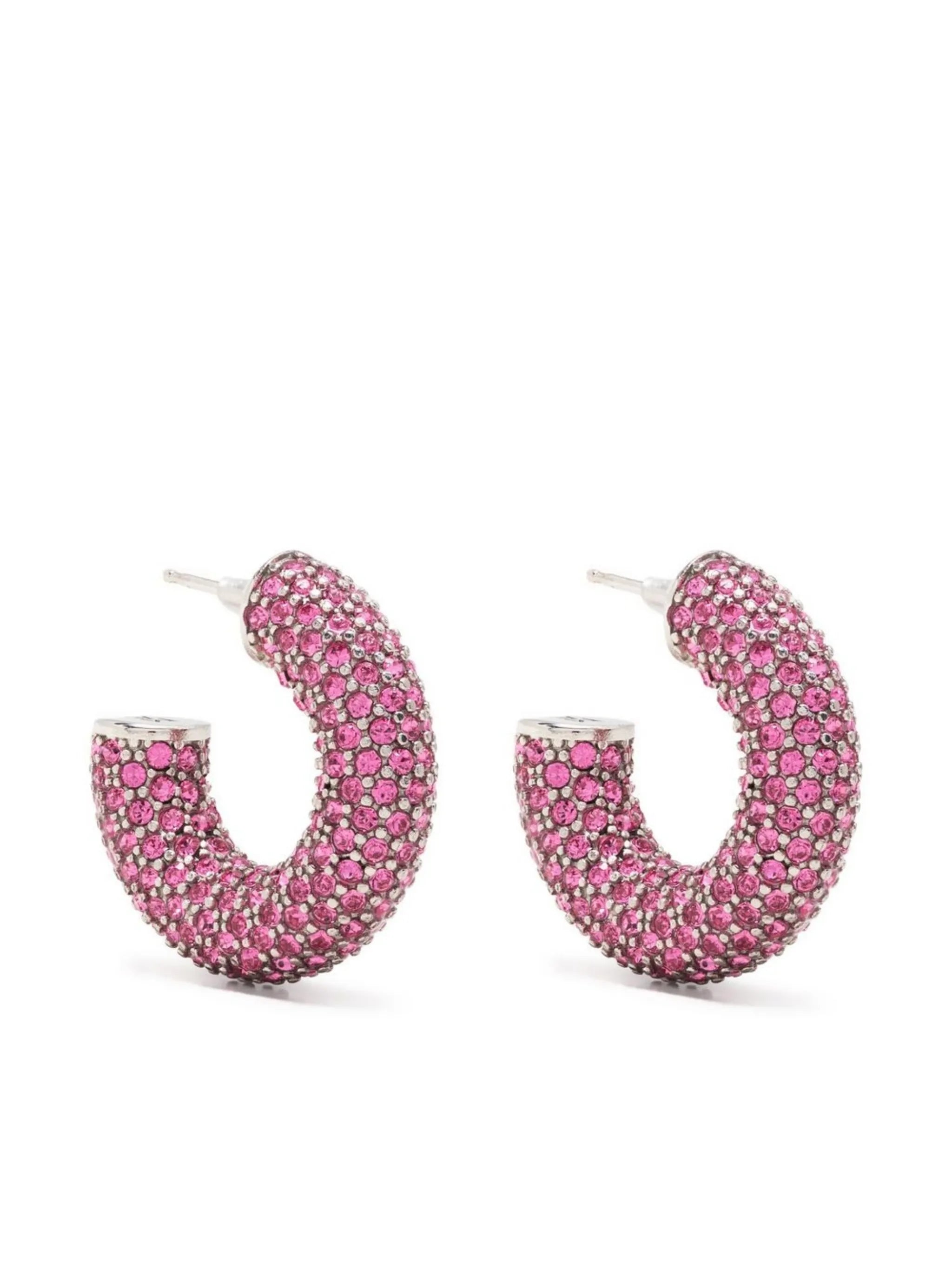 Cameron crystal-embellished hoop earrings
