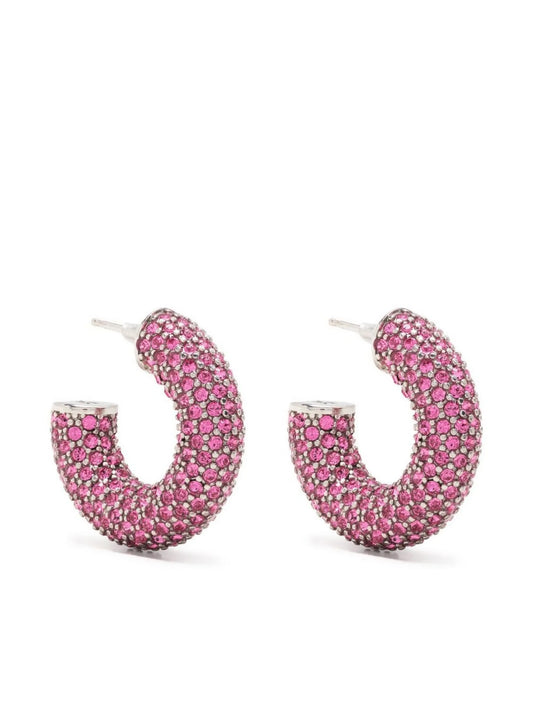 Cameron crystal-embellished hoop earrings