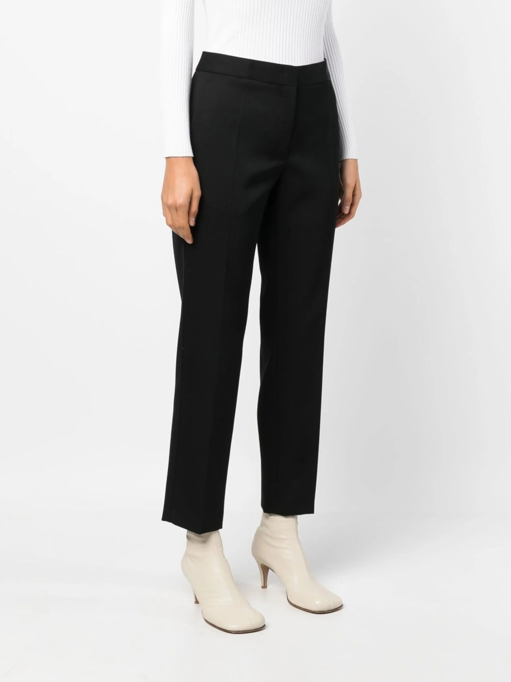 cropped tailored trousers