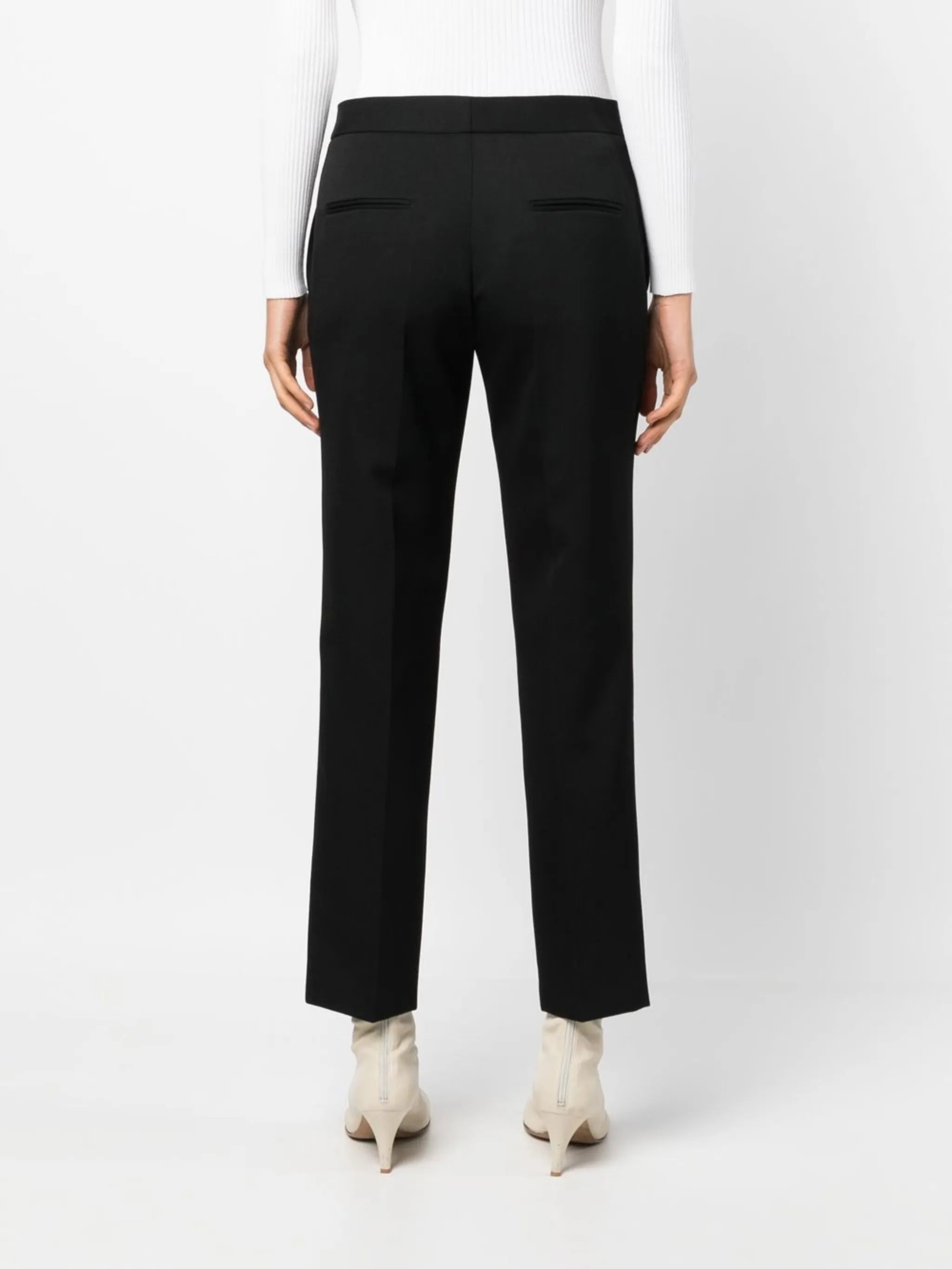 cropped tailored trousers