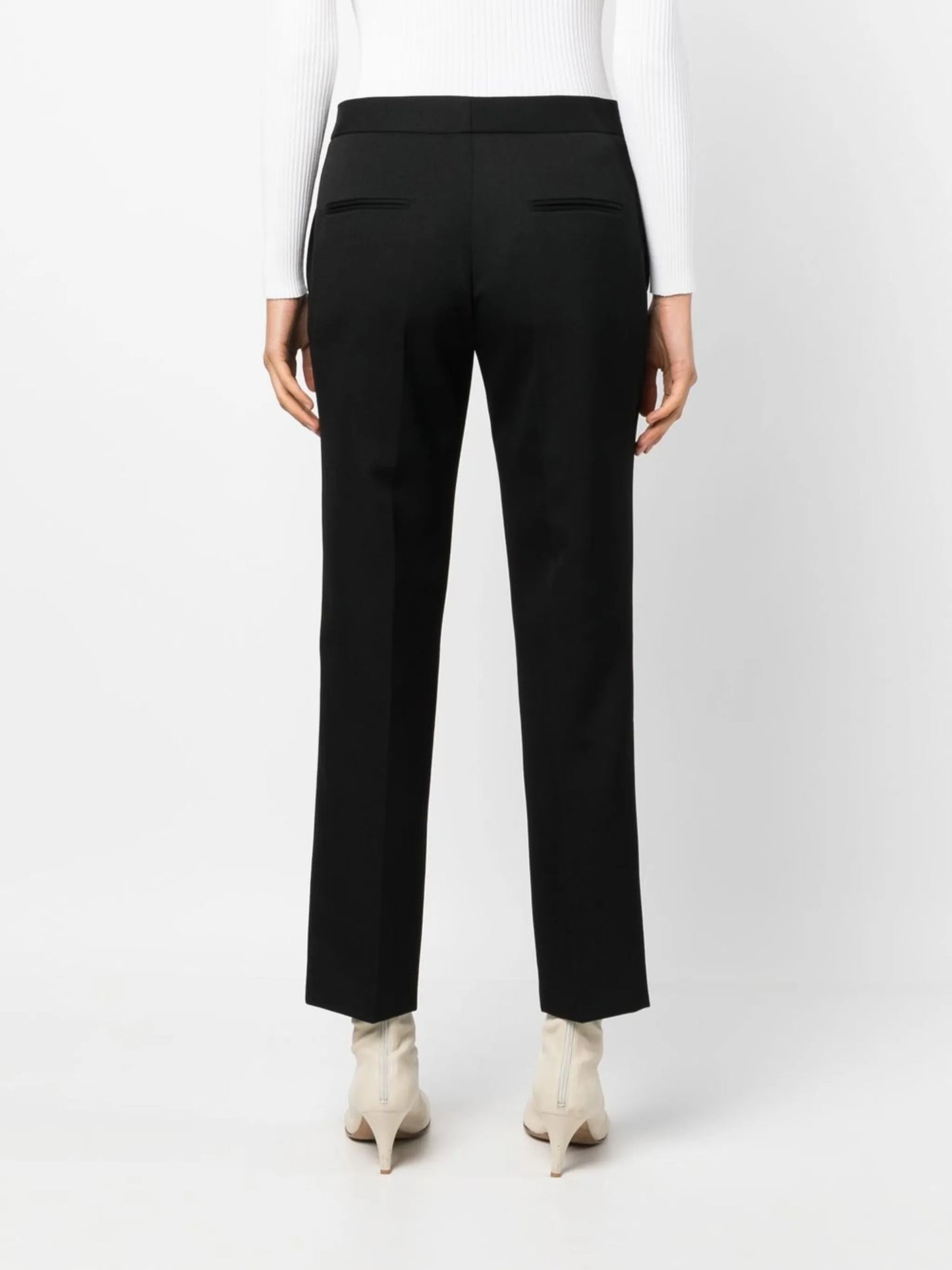 cropped tailored trousers