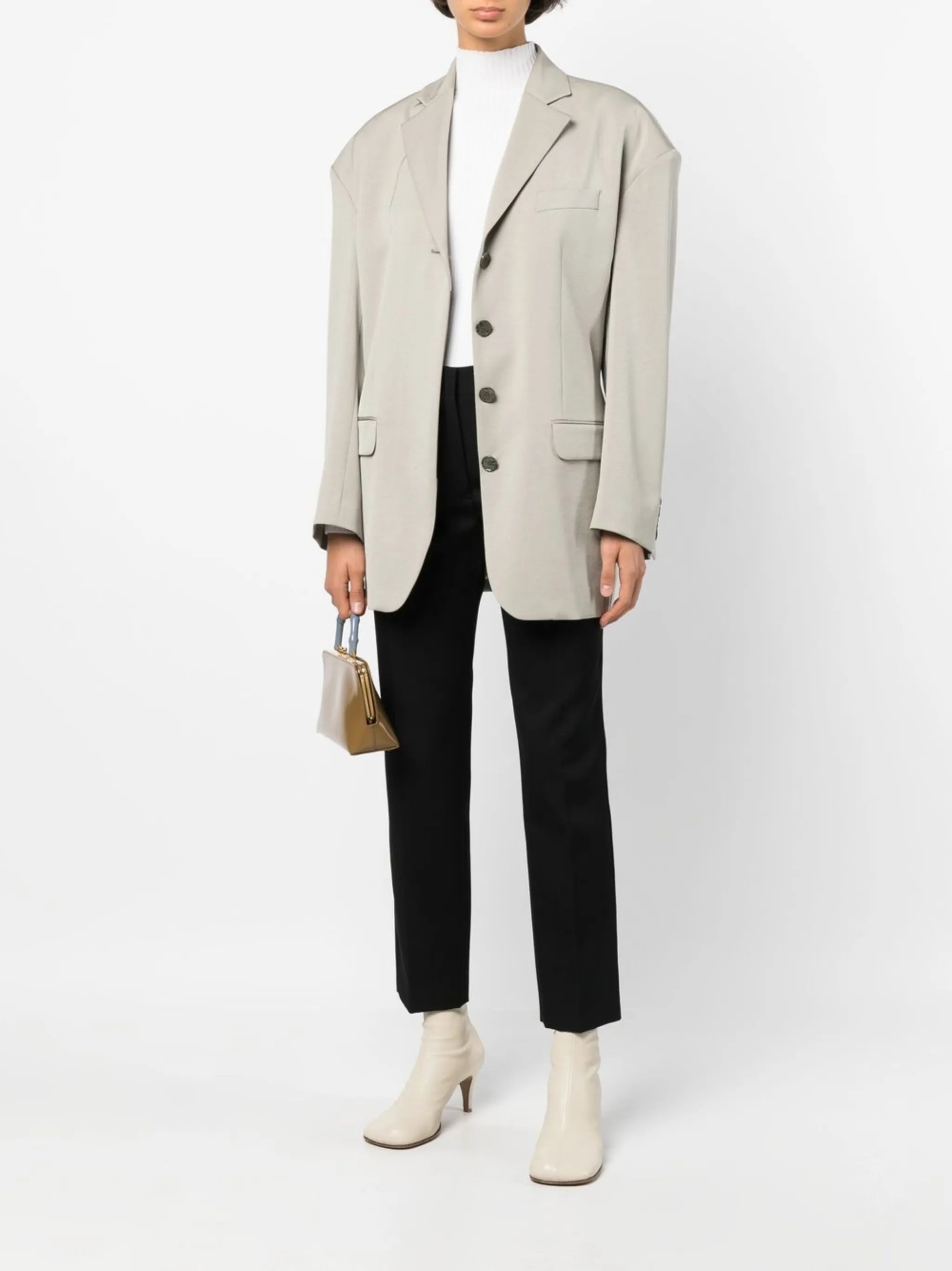 cropped tailored trousers