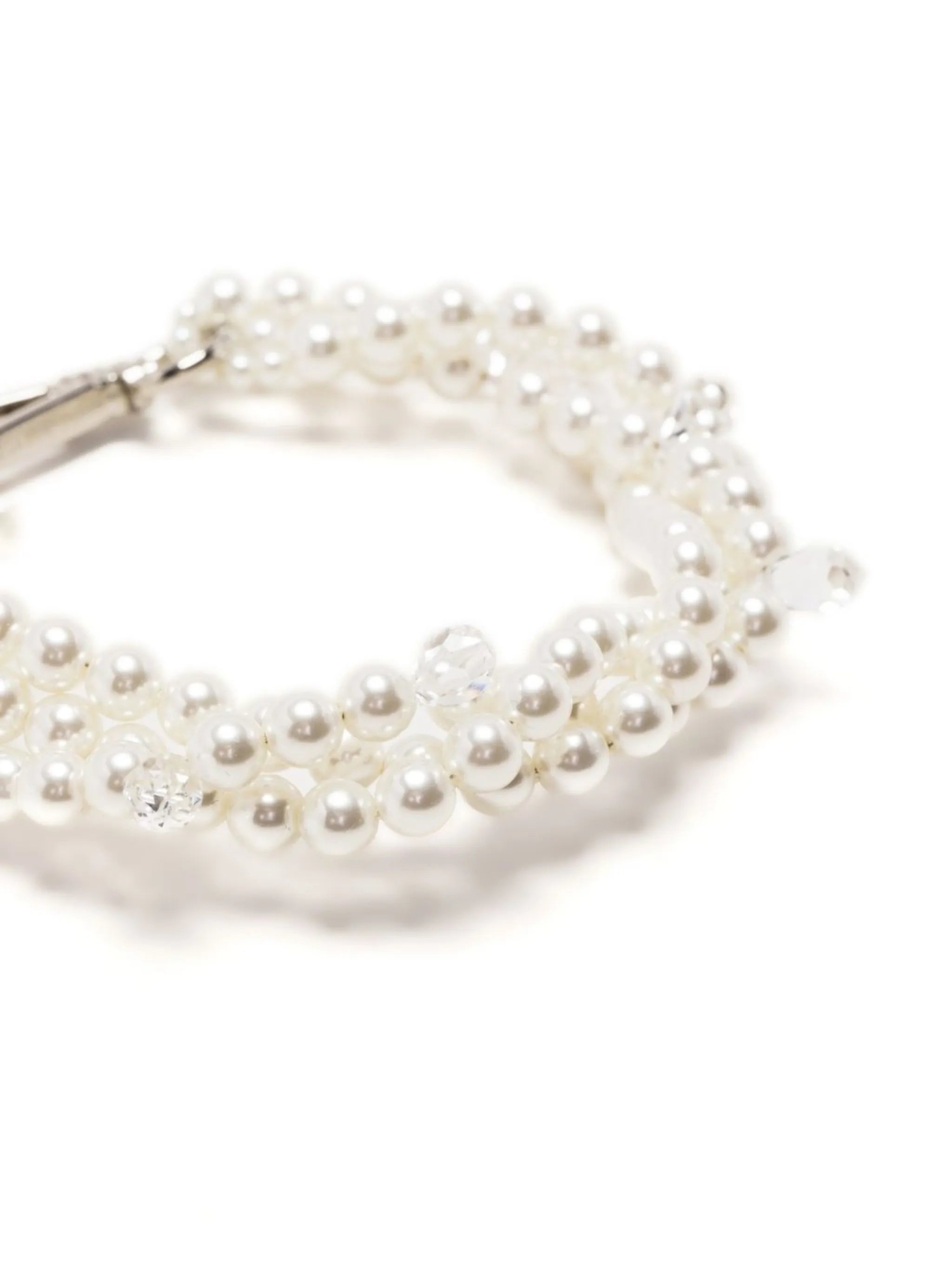 faux-pearl wraparound bracelet