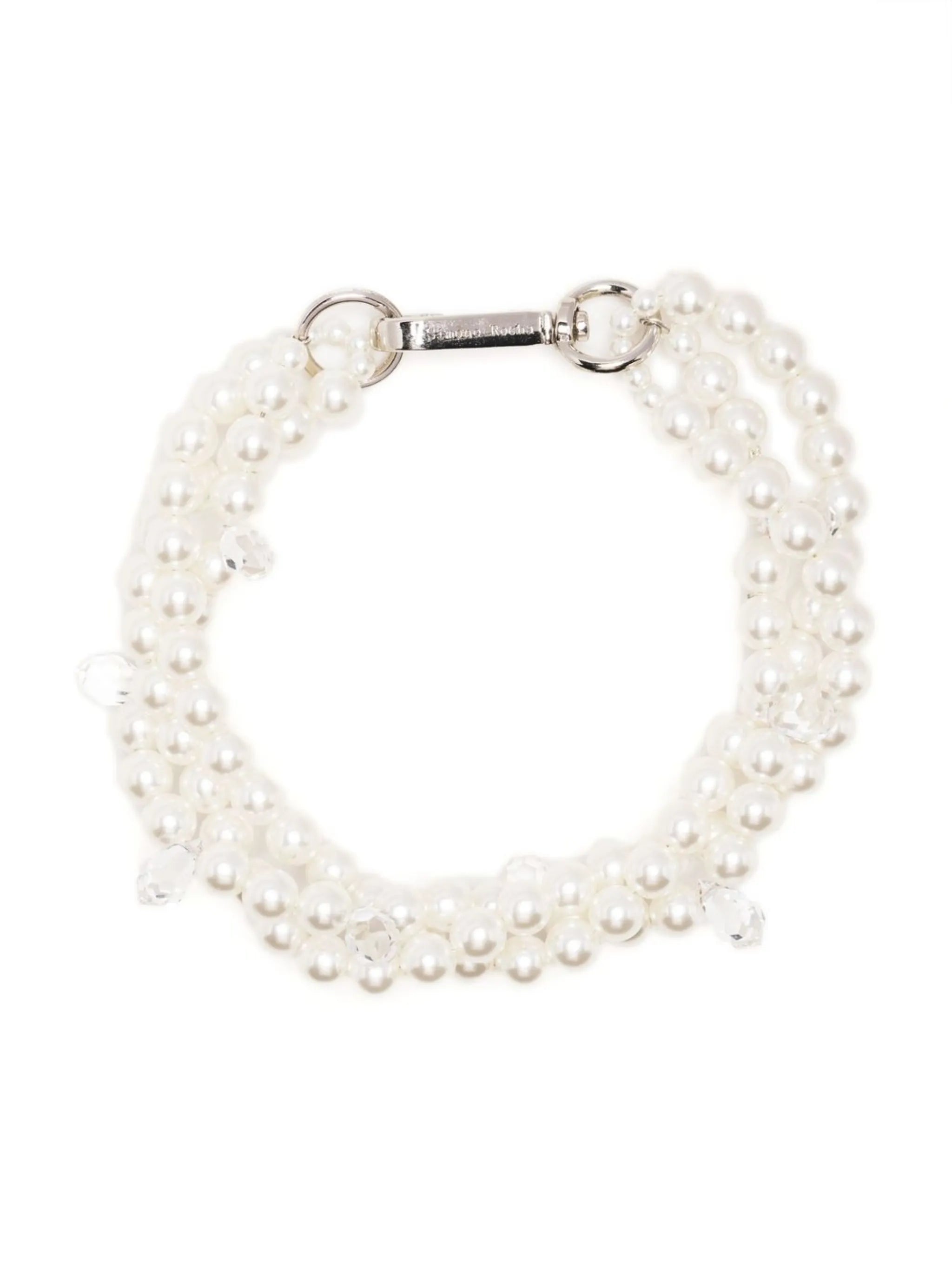 faux-pearl wraparound bracelet