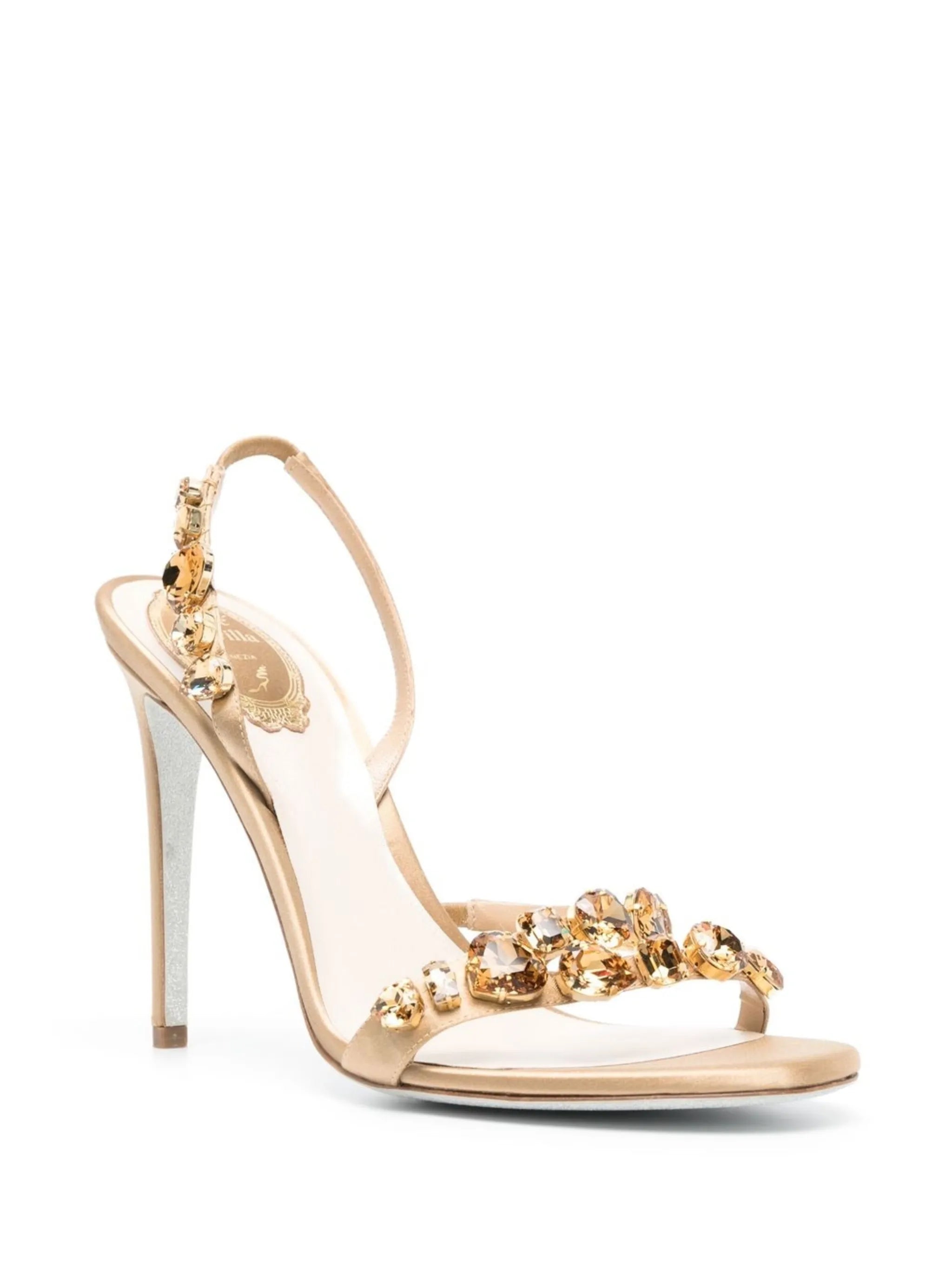 embellished 105mm slingback sandals