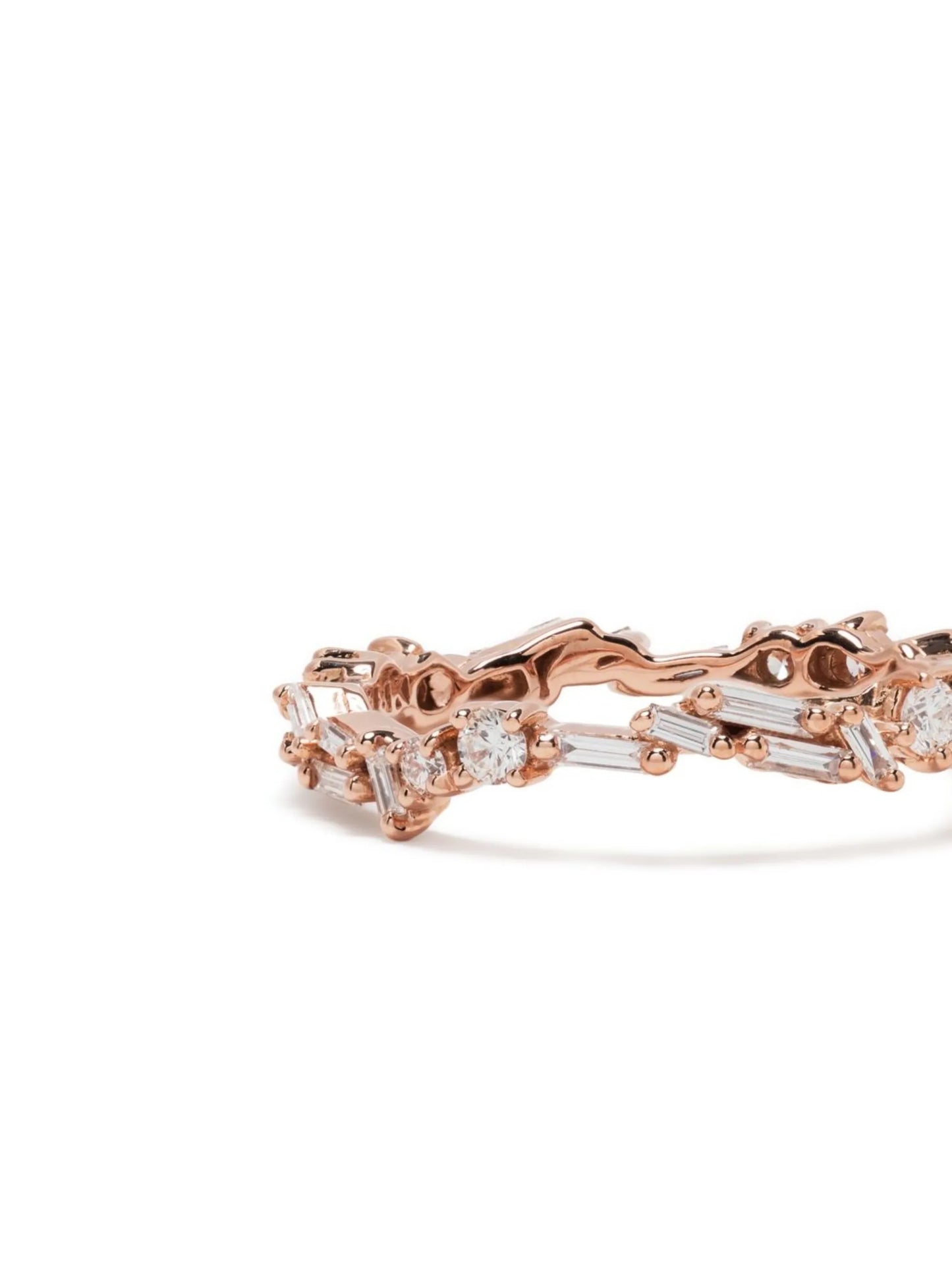 18kt rose gold diamond Firework ring