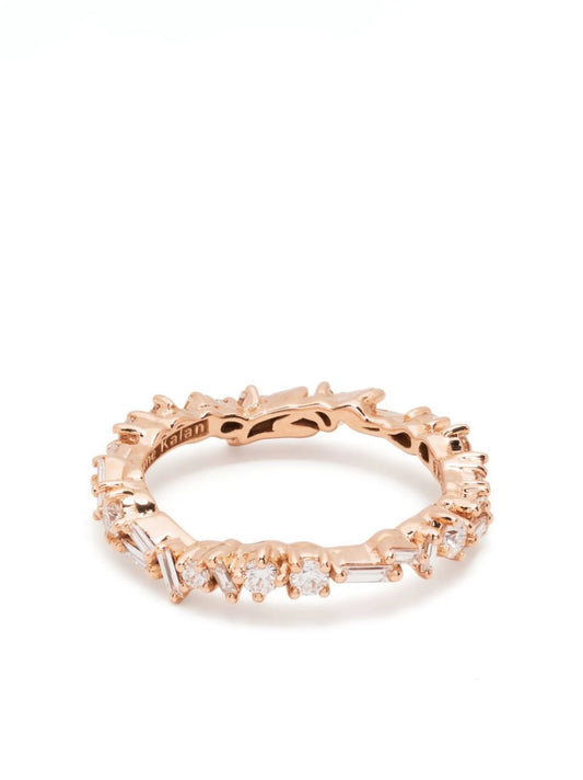 18kt yellow gold diamond Firework ring