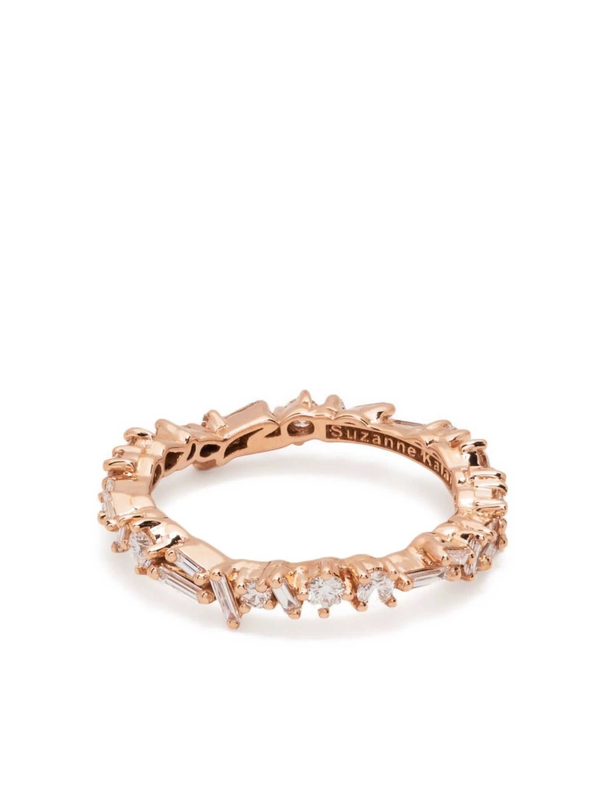 18kt yellow gold diamond Firework ring