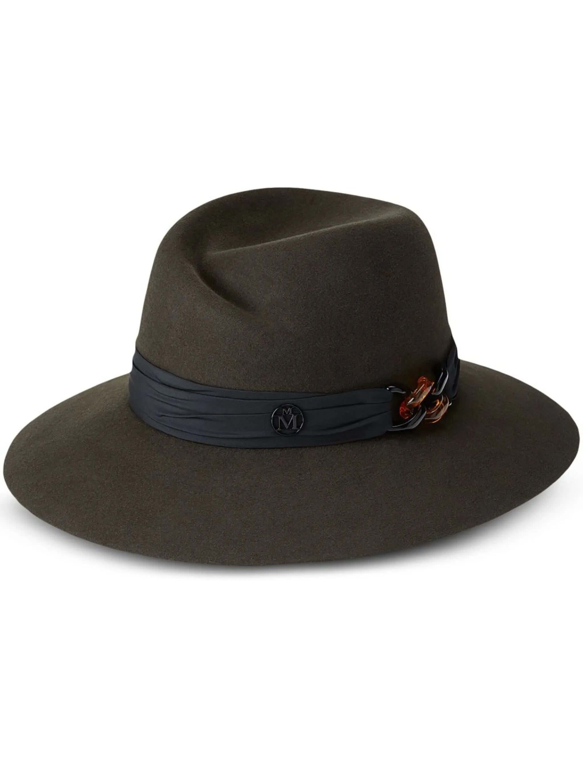 Virginie wool-felt fedora hat