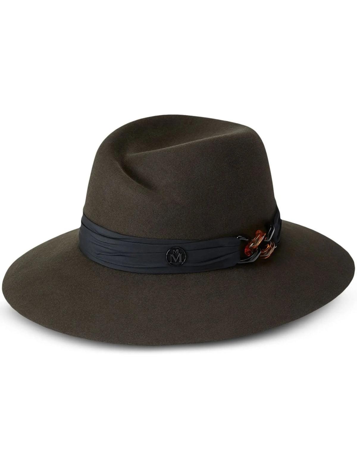 Virginie wool-felt fedora hat