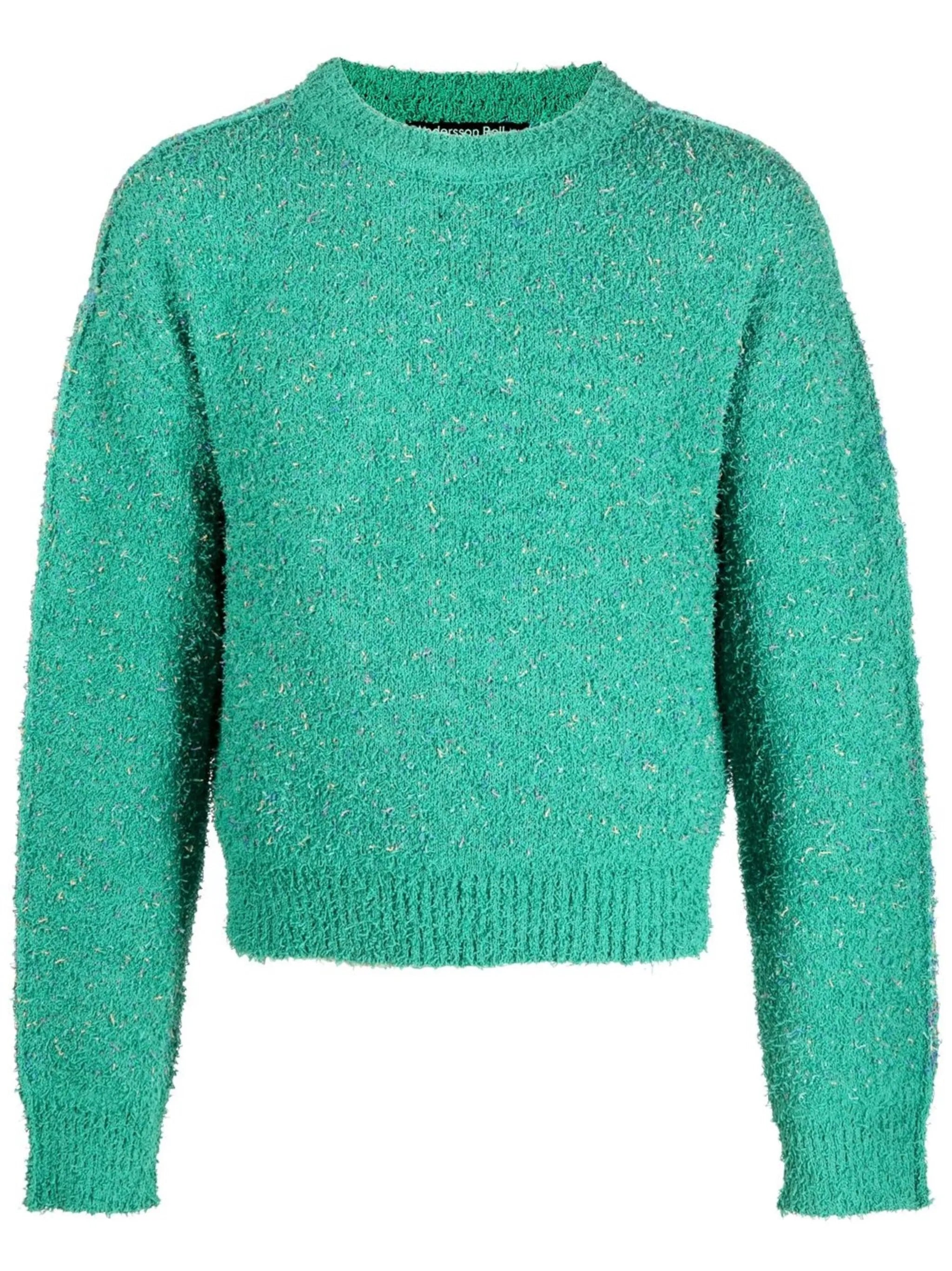 raised-stitch detail sweater