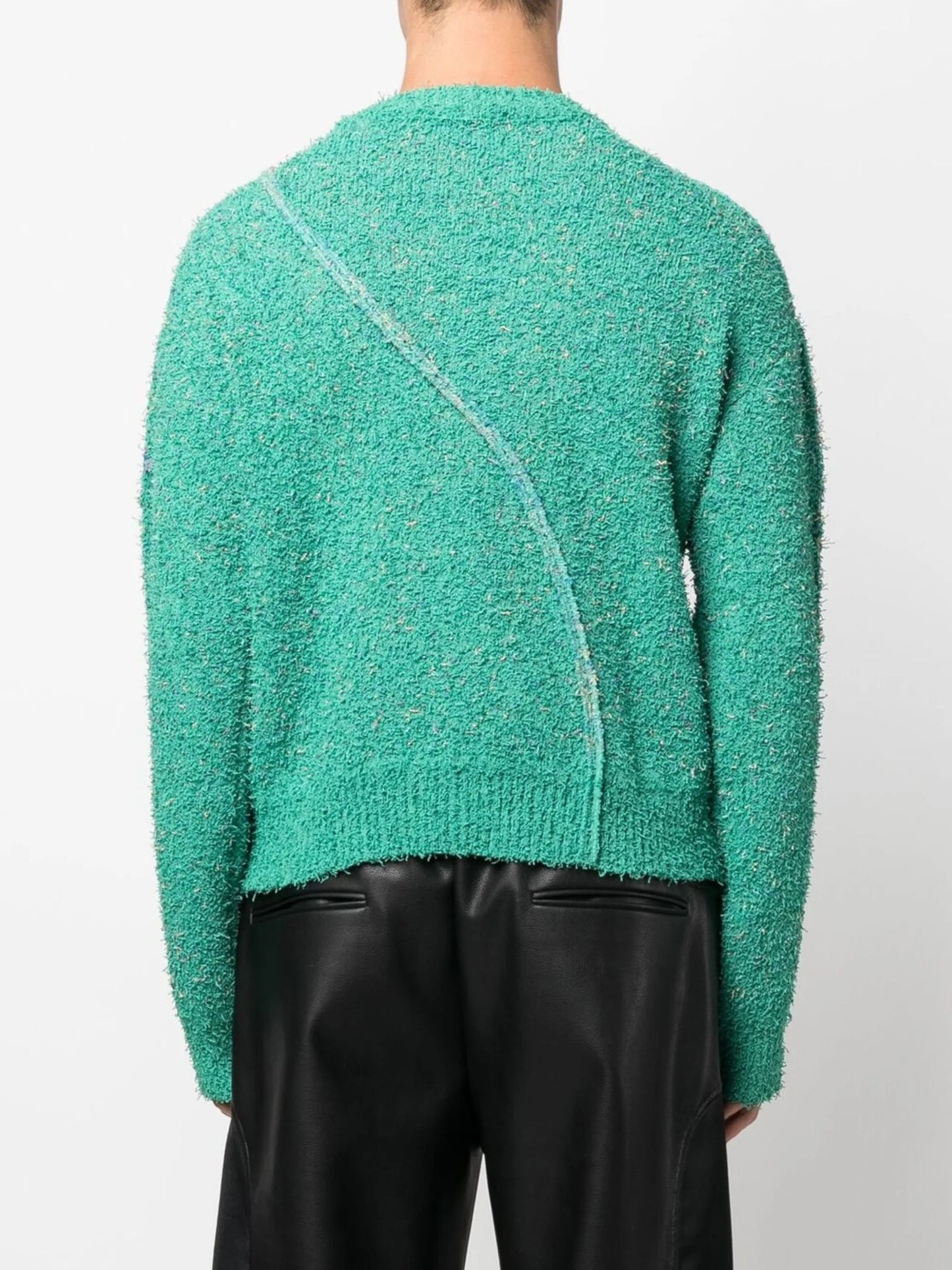 raised-stitch detail sweater