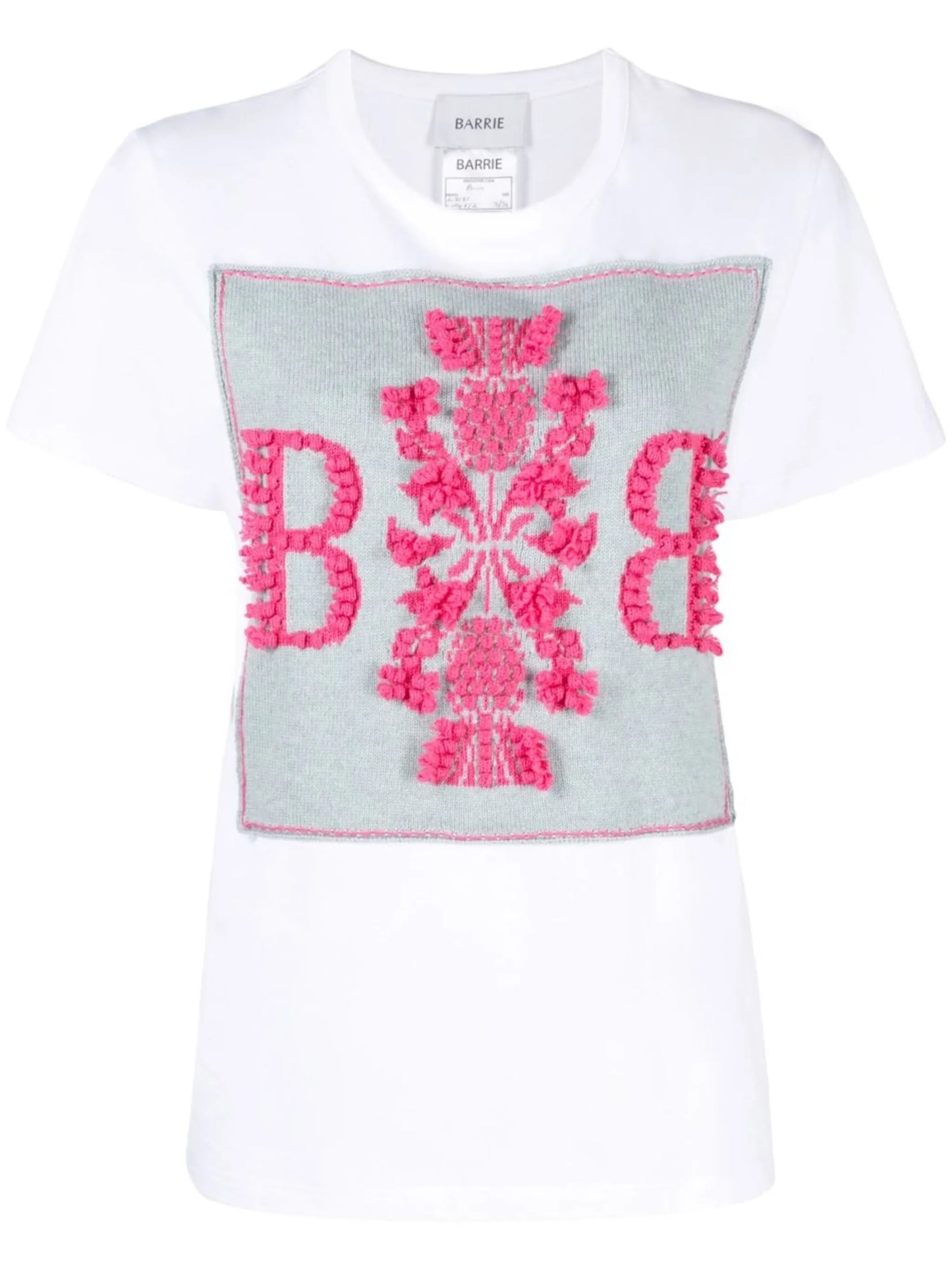 logo-patch cotton T-shirt
