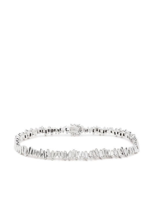18kt white gold diamond bracelet