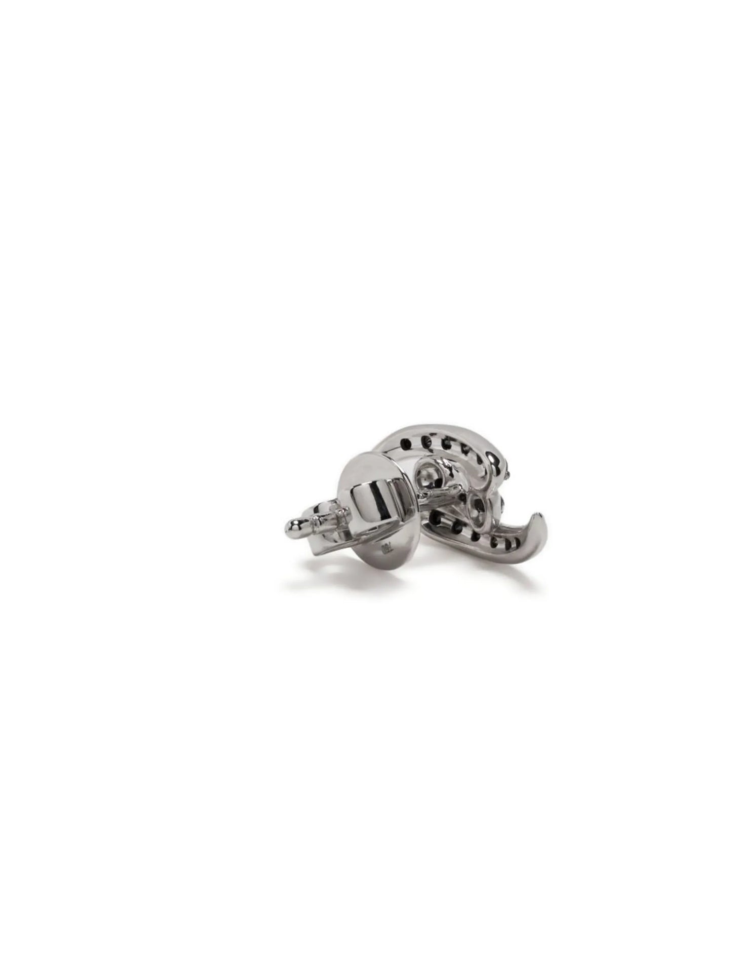 18kt white gold Forget Me Knot diamond earrings