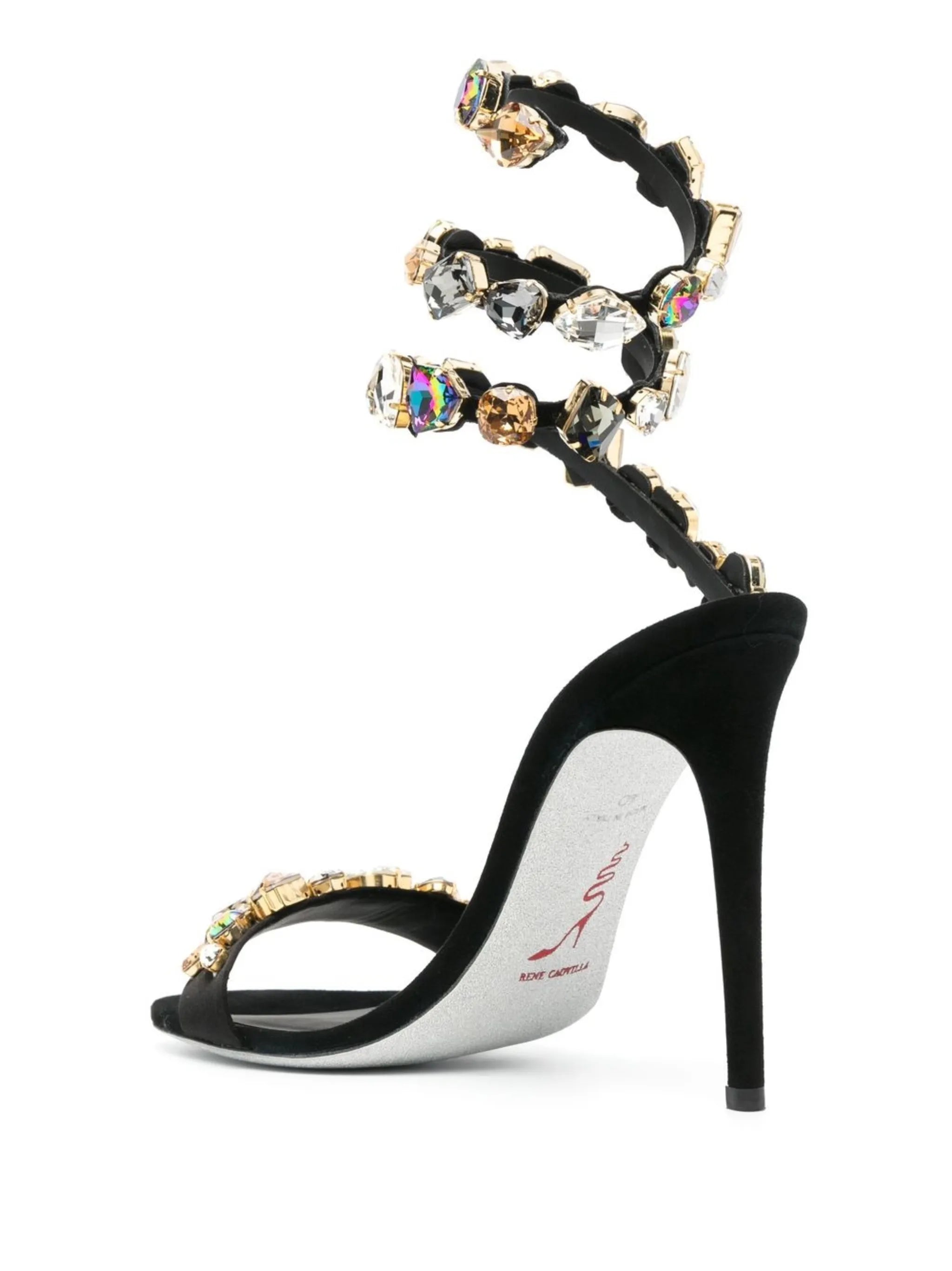 Rene 105mm embellished sandals