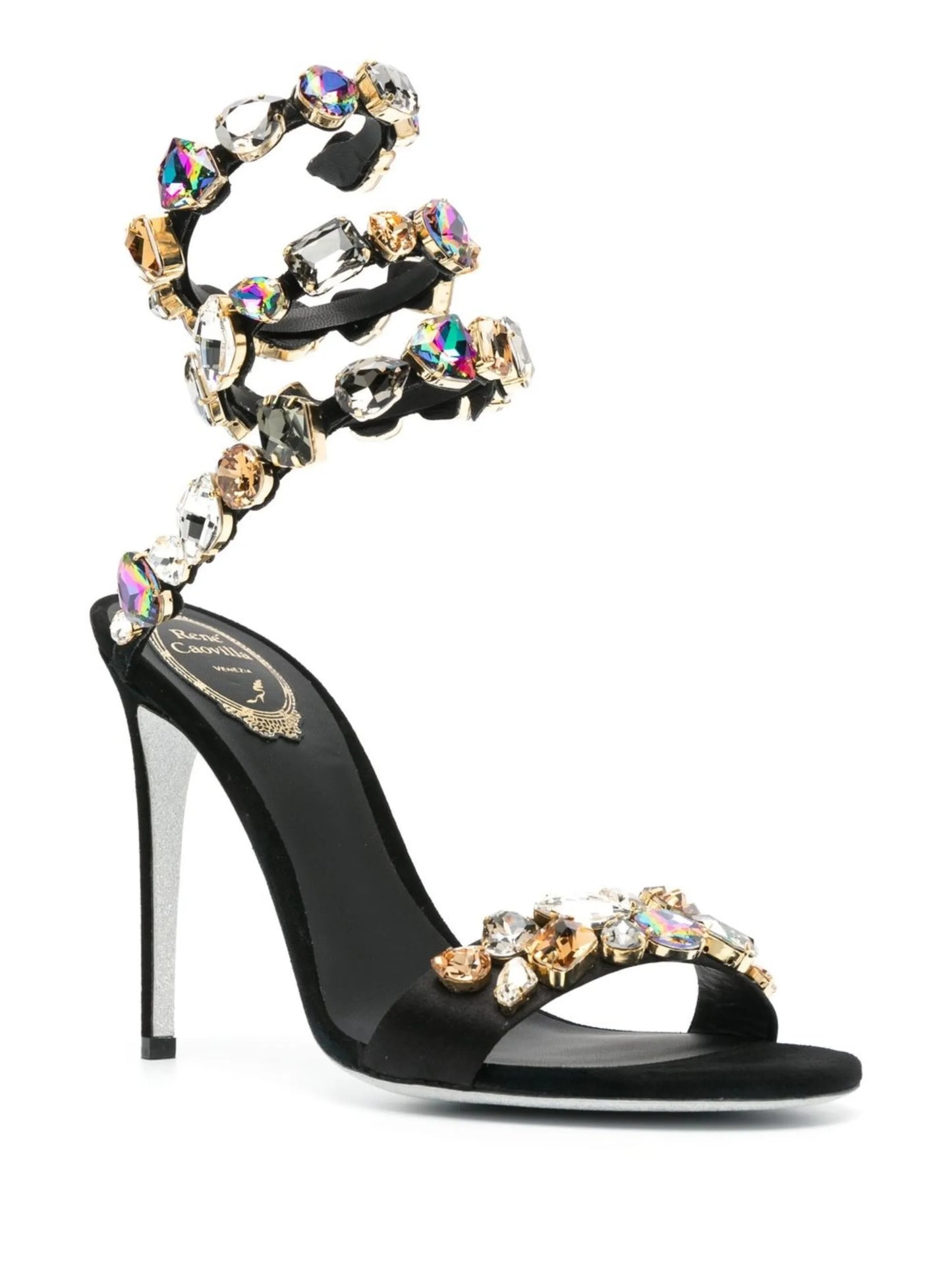 Rene 105mm embellished sandals