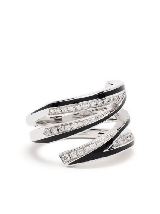 18kt white gold Vertigo Infinity diamond ring