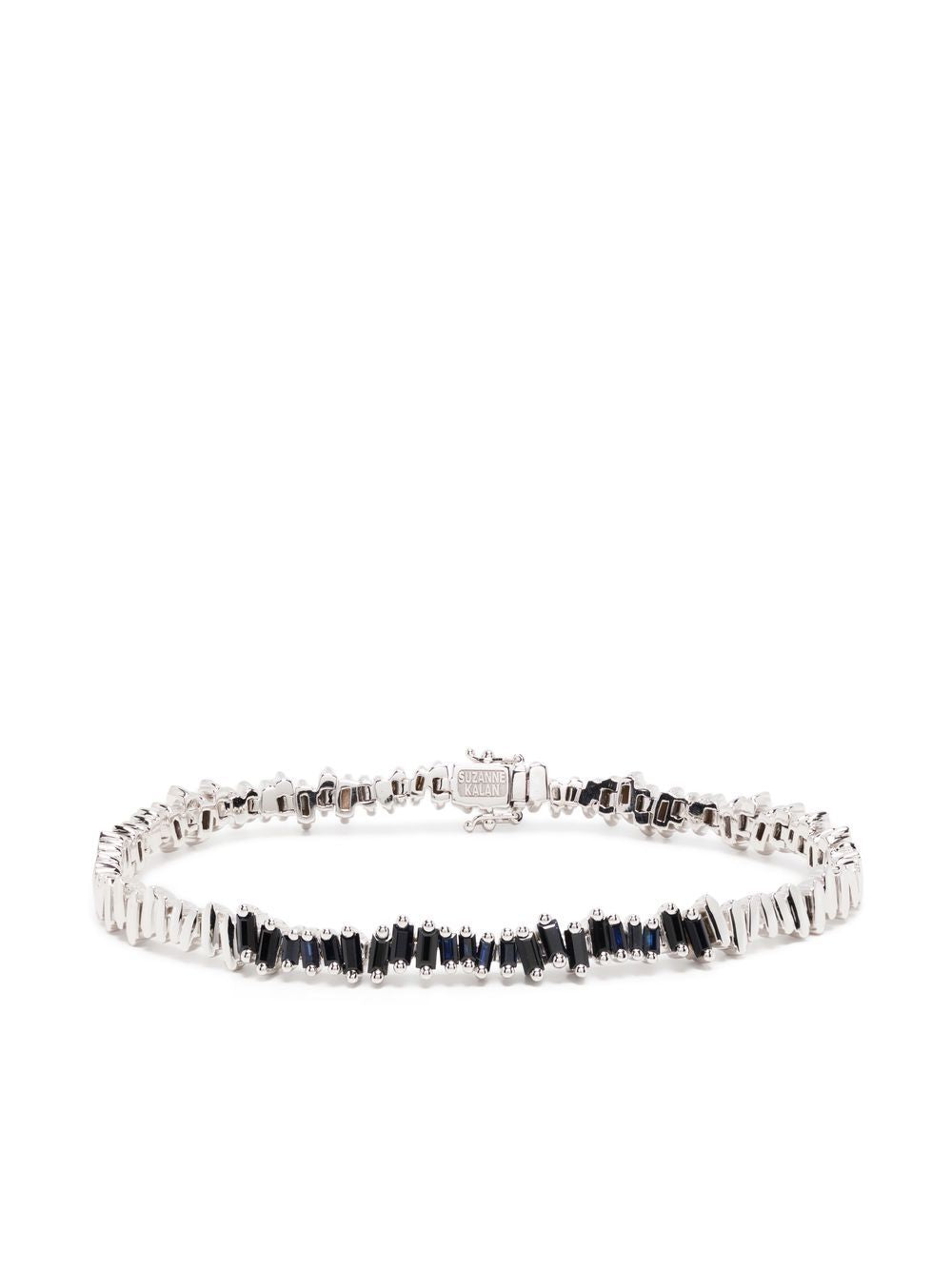 18kt white gold sapphire bracelet