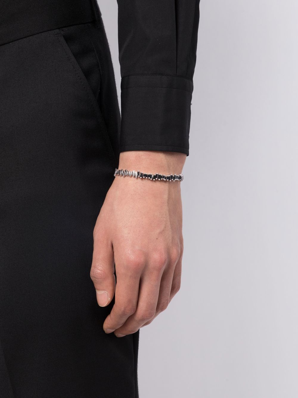 18kt white gold sapphire bracelet