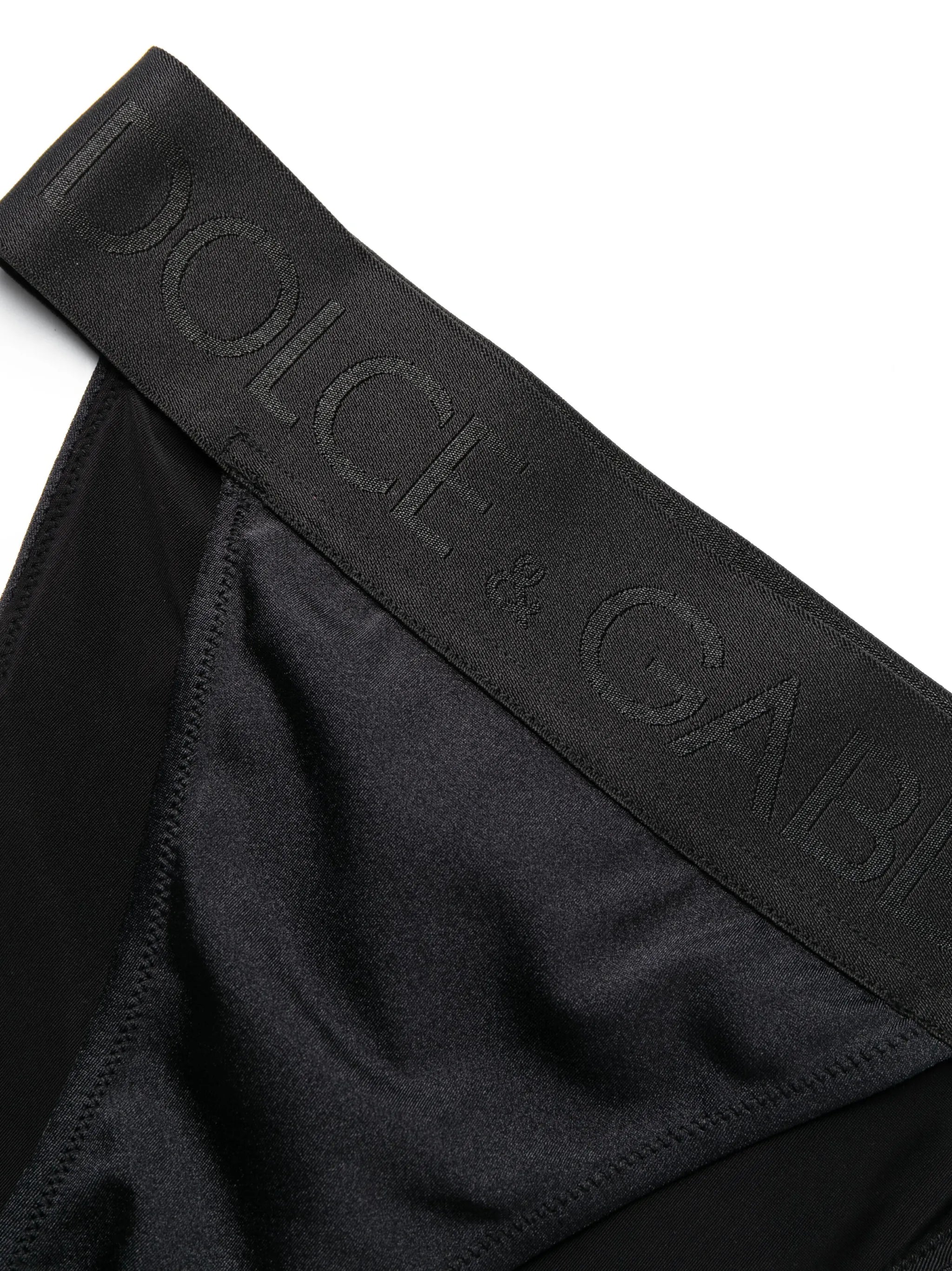 logo-waist halterneck bikini