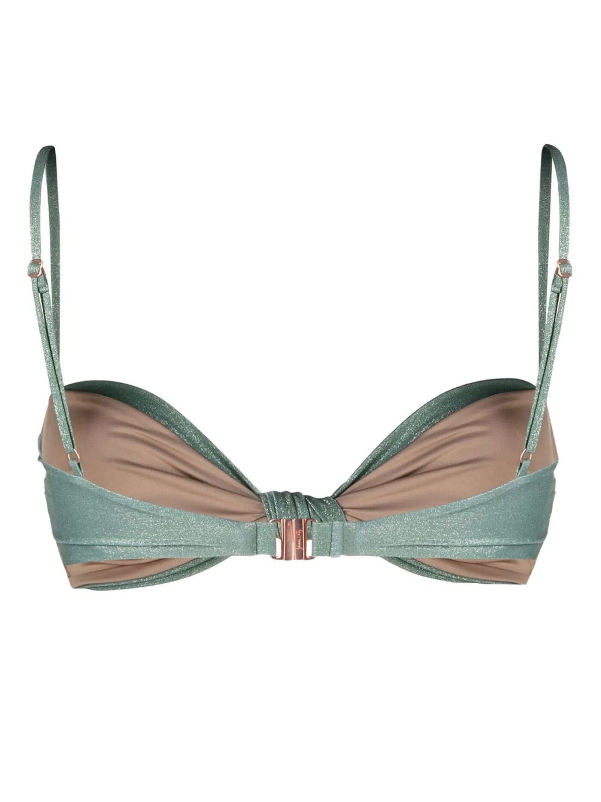 Pleno Sol bandeau bikini top