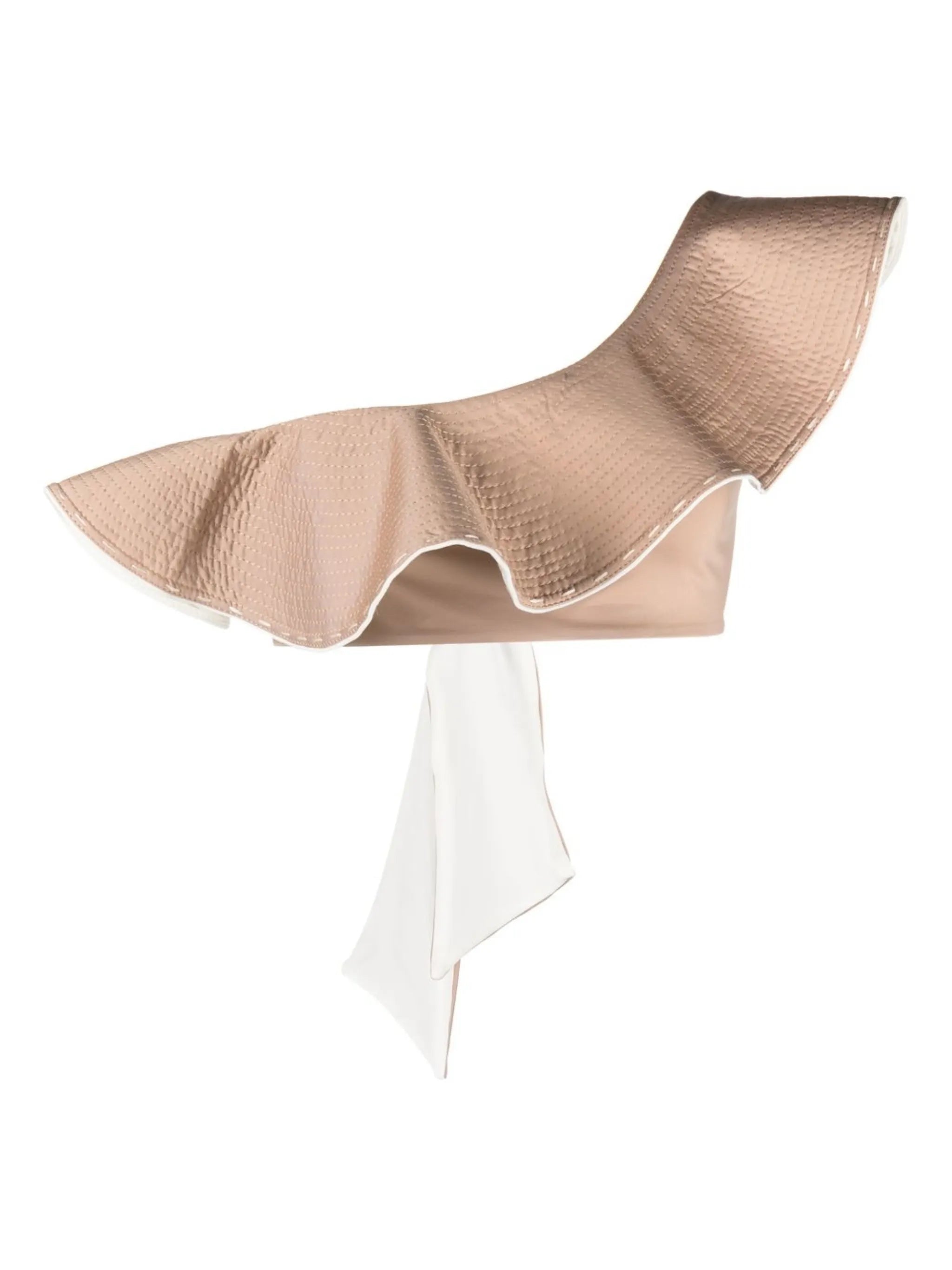 one-shoulder ruffled bikini top