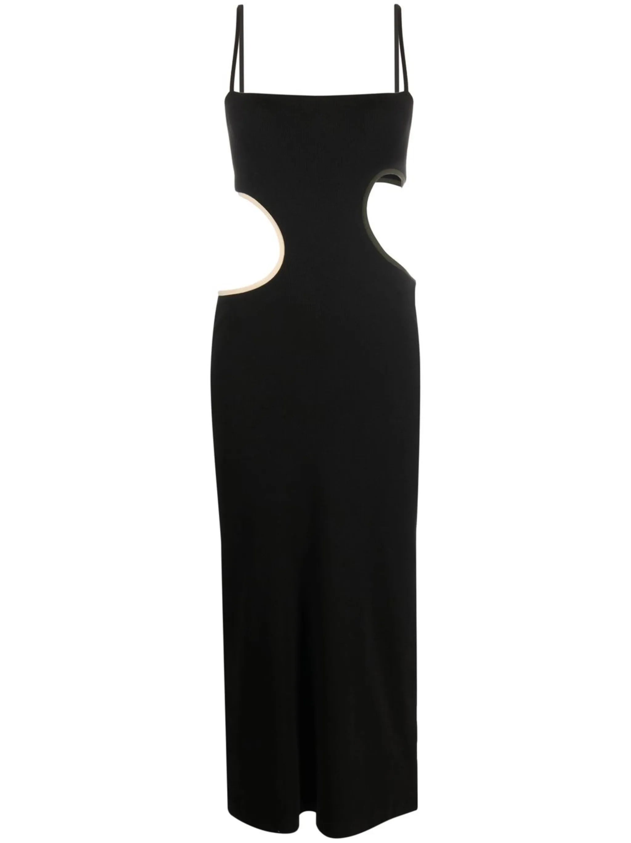cut-out knit dress