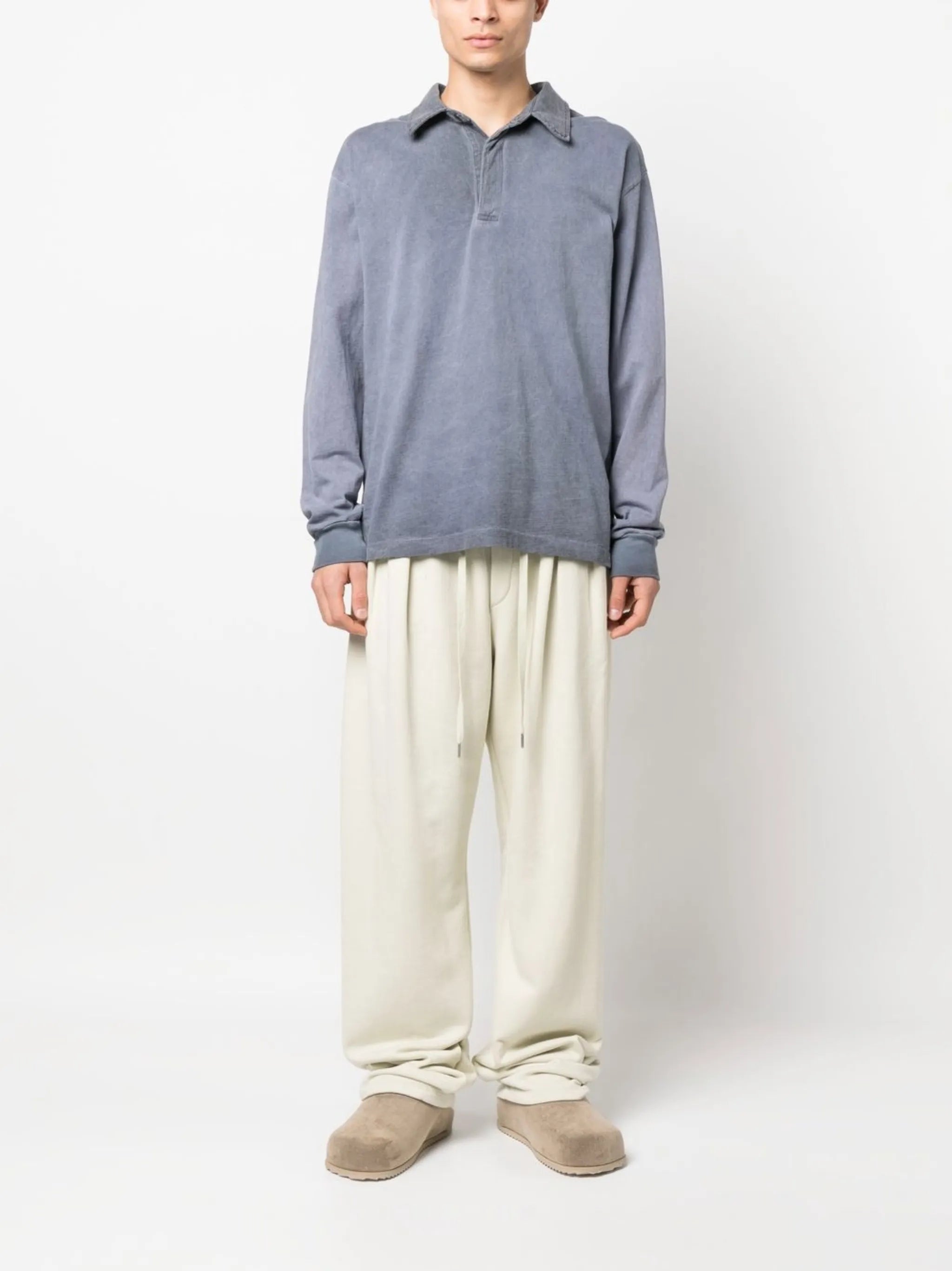concealed-plaquet polo shirt