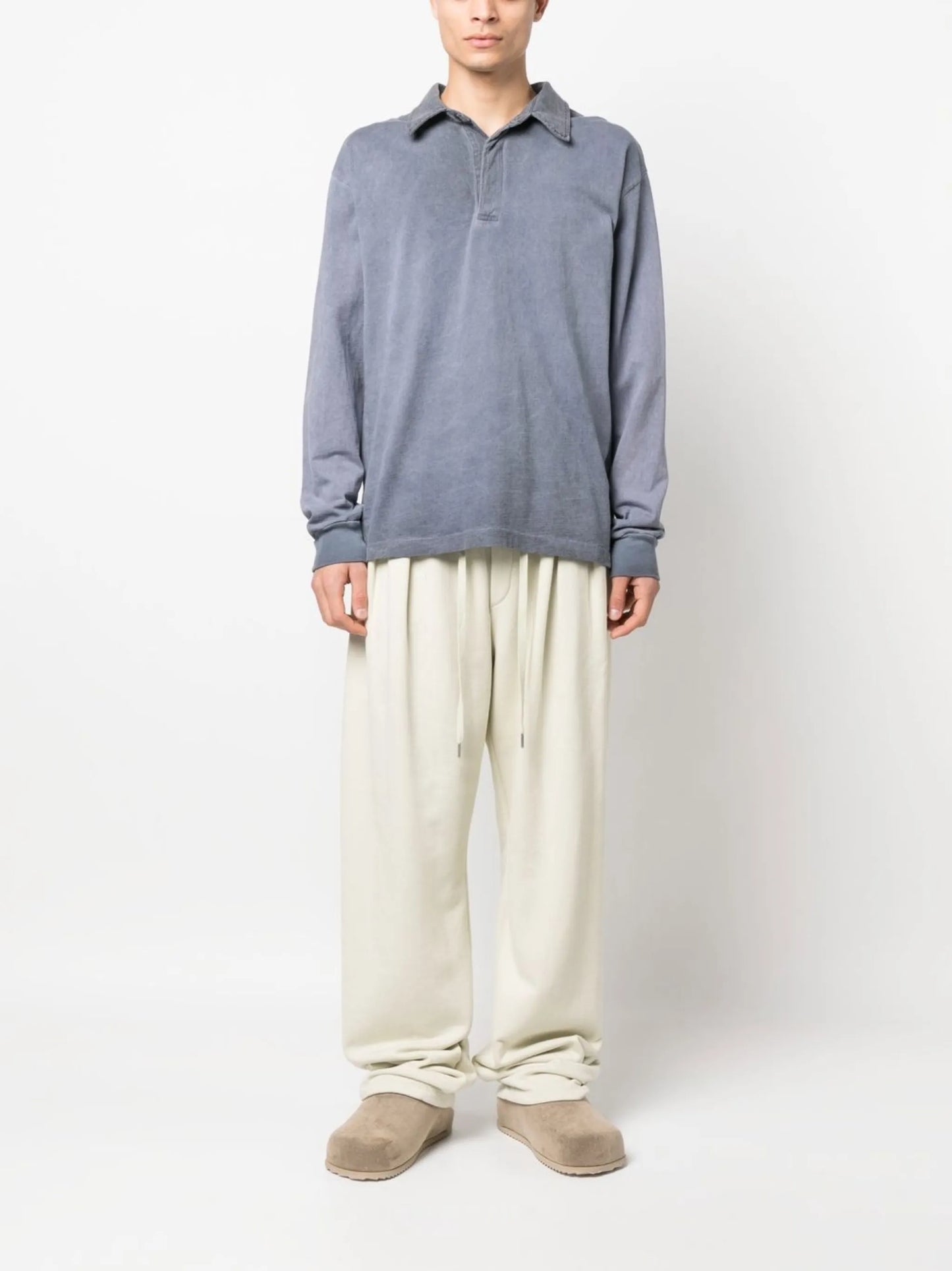 concealed-plaquet polo shirt