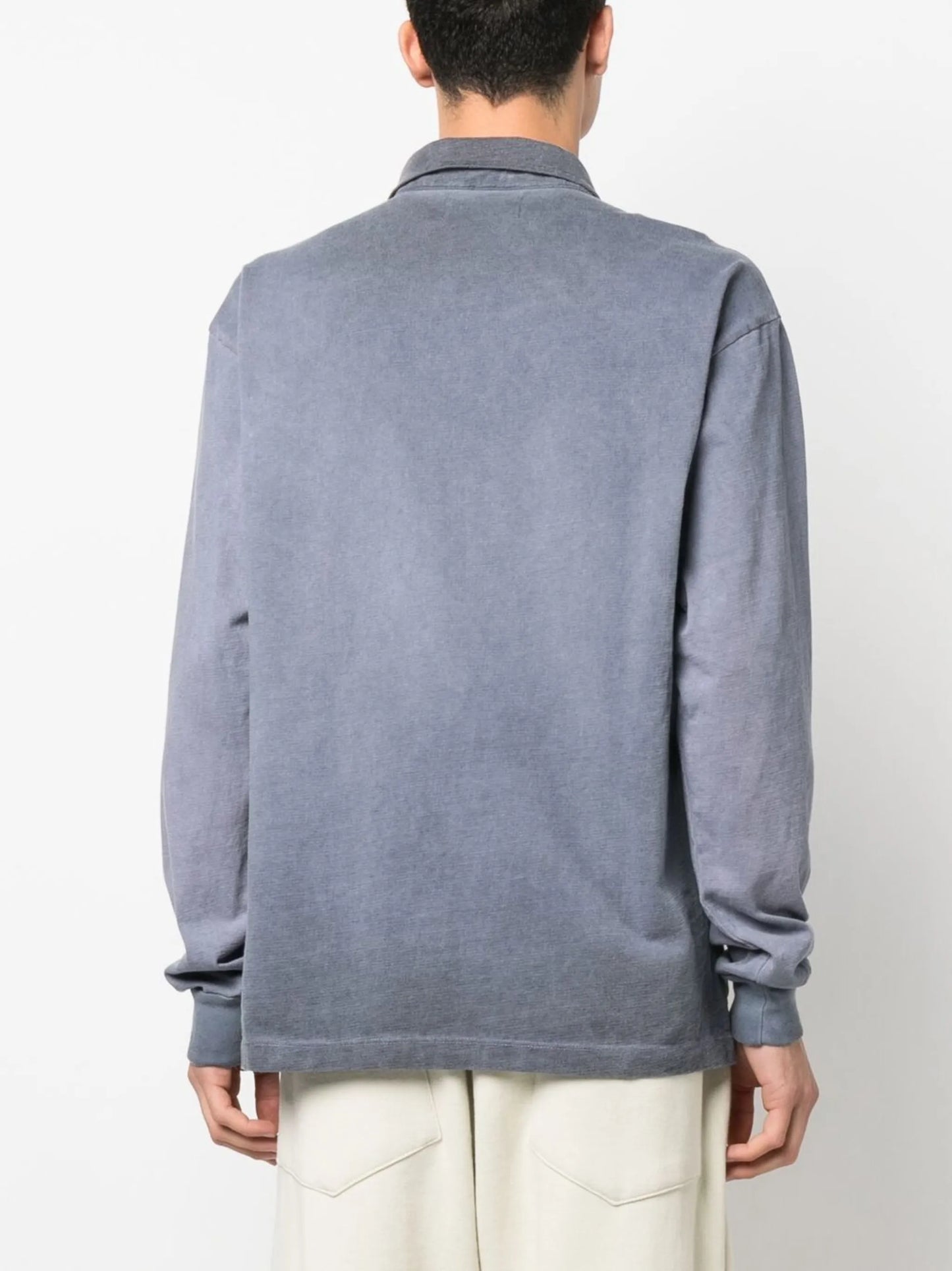 concealed-plaquet polo shirt