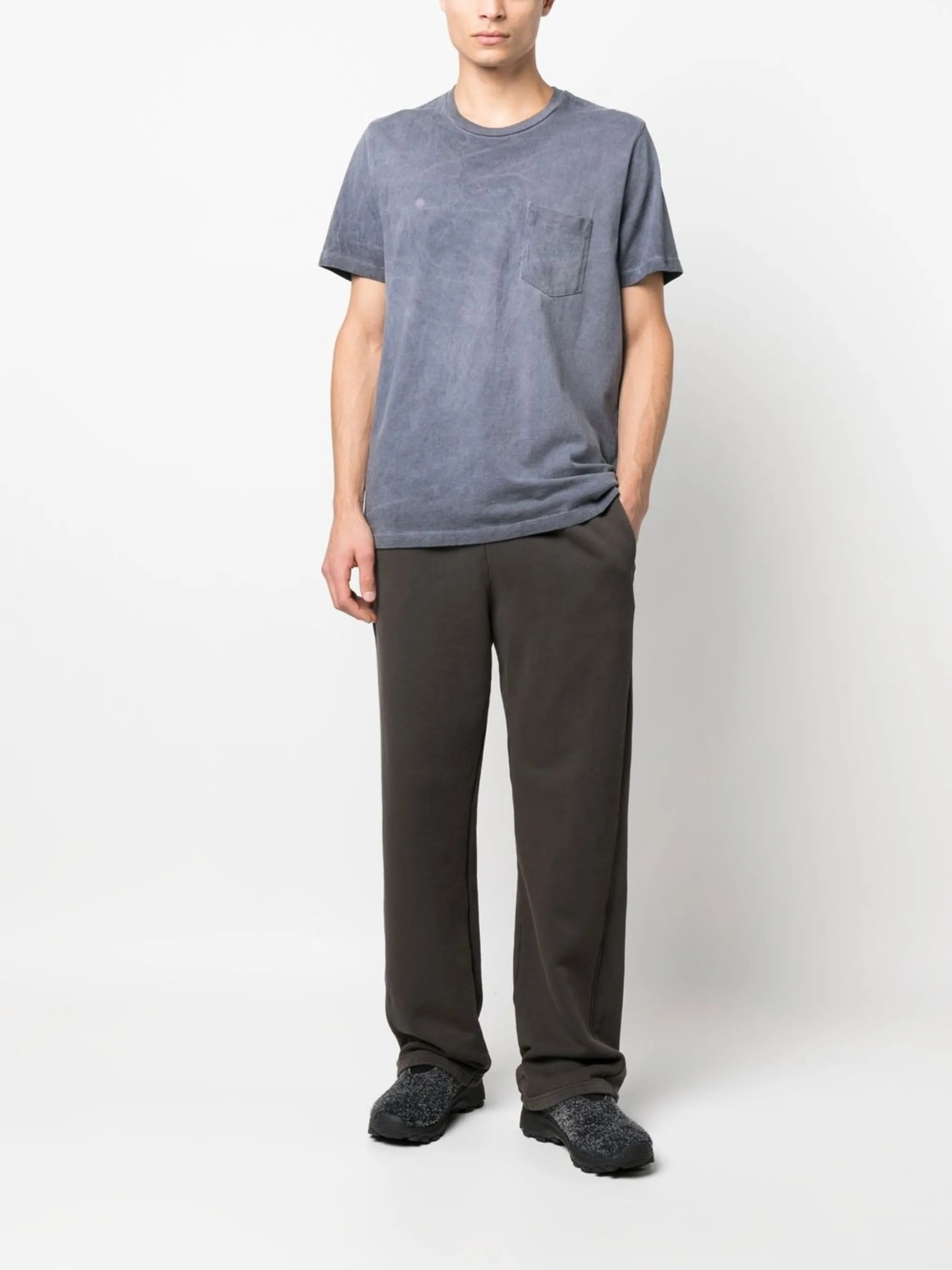 chest patch-pocket detail T-shirt