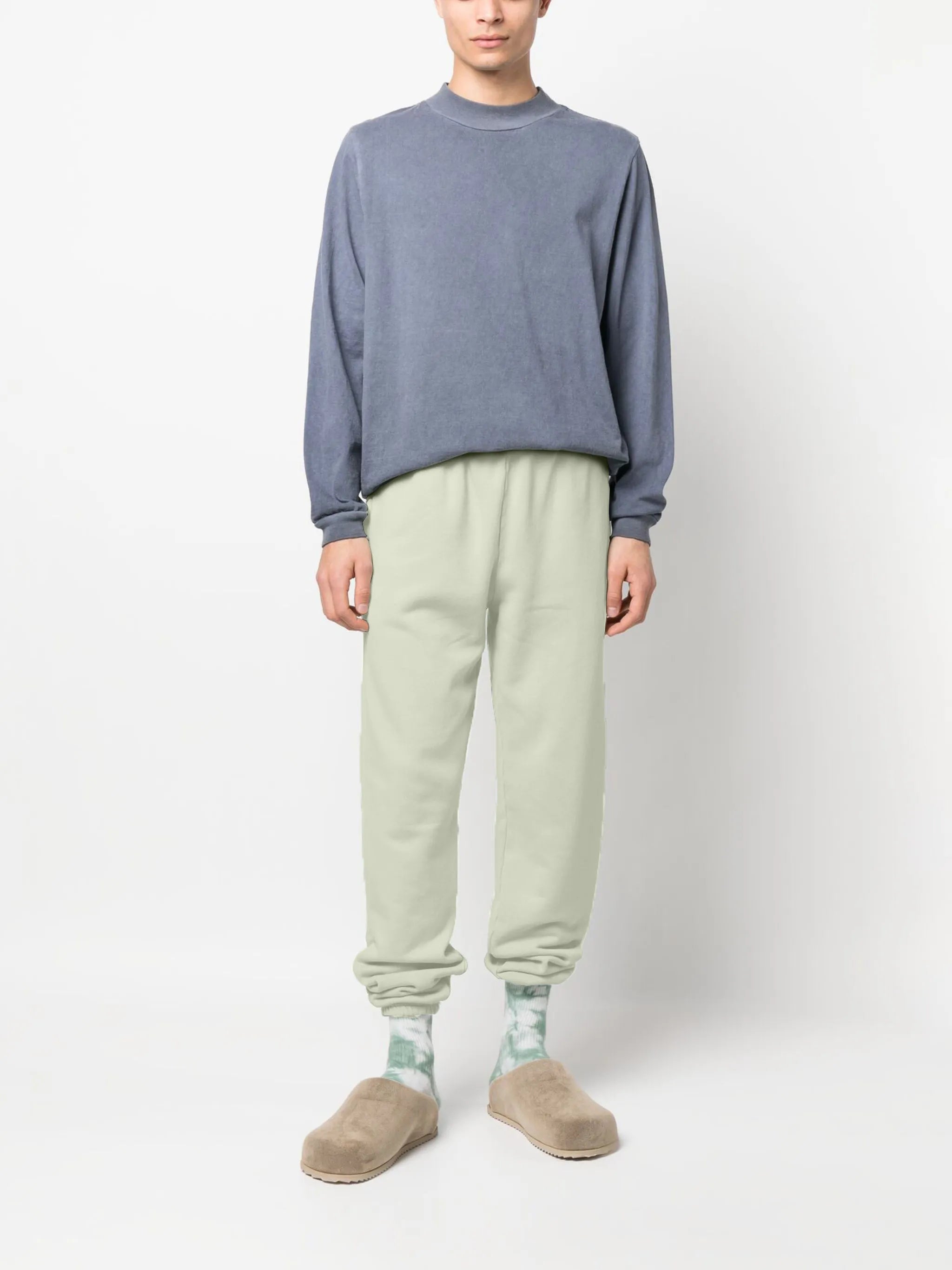 elasticated-waistband detail track pants