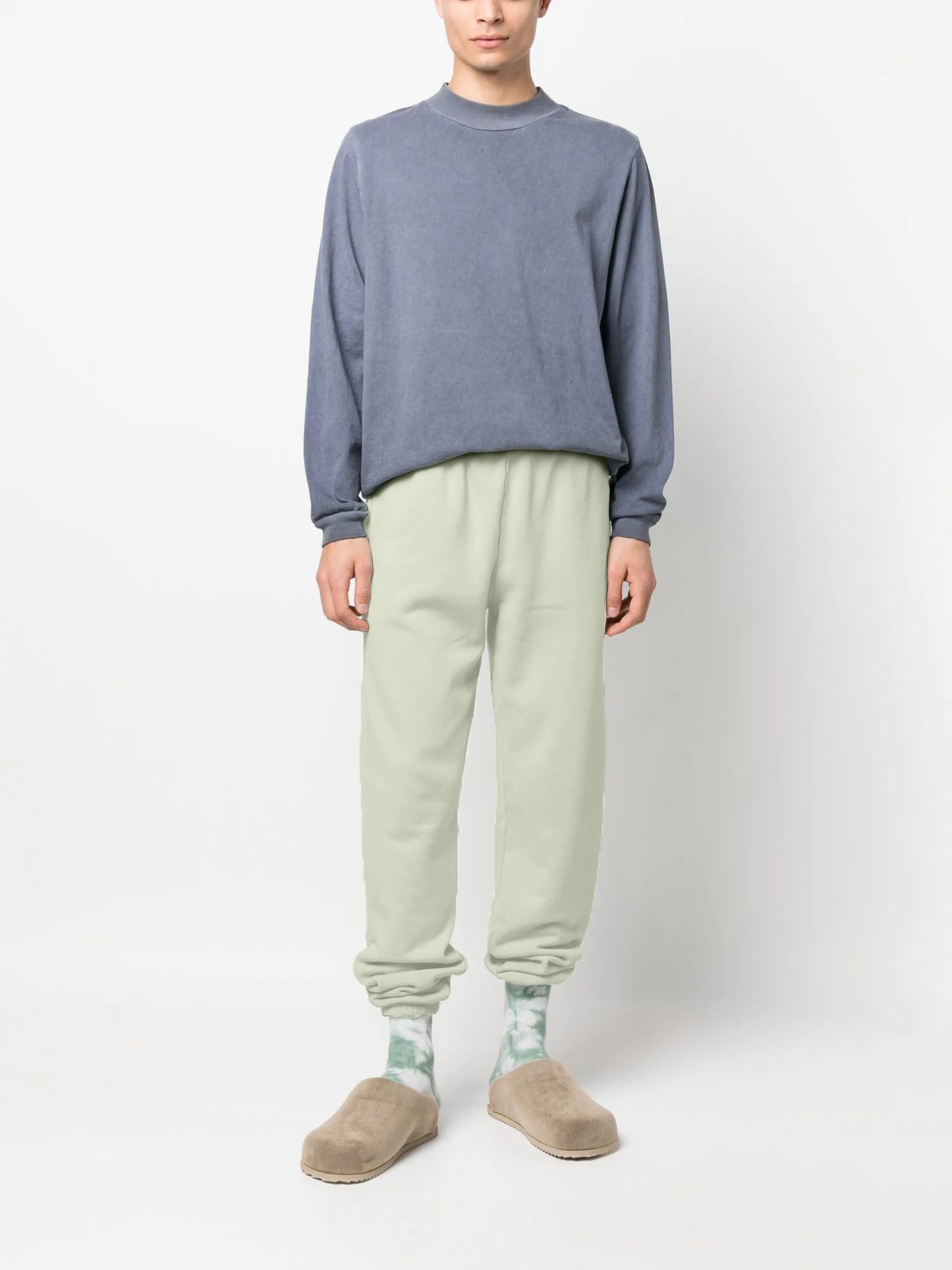 elasticated-waistband detail track pants