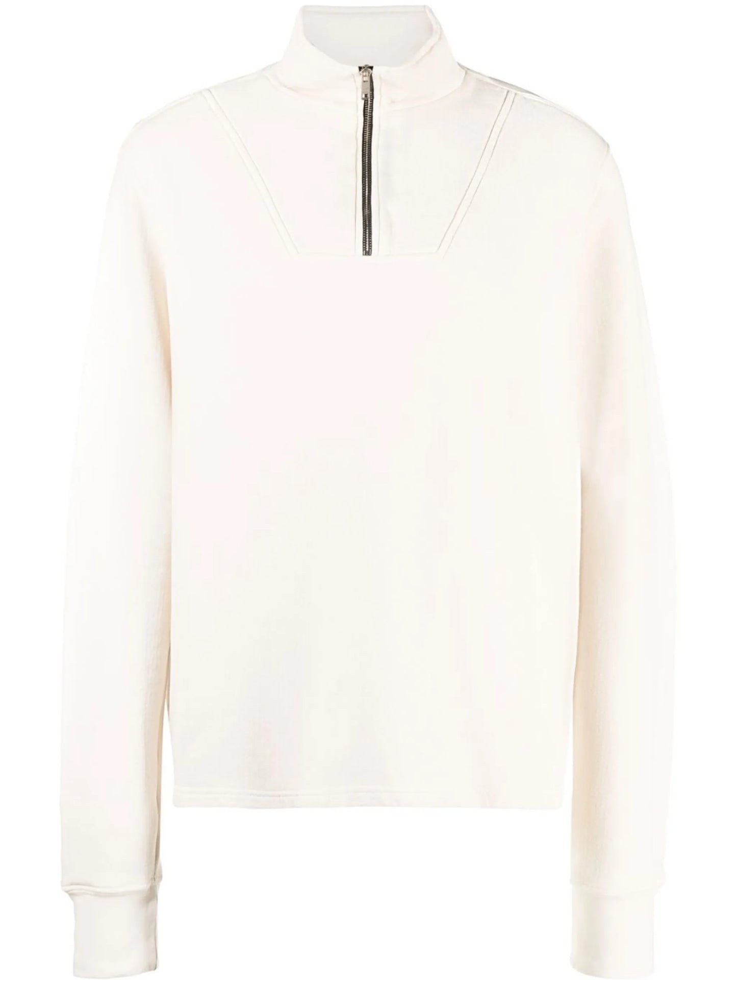 half-zip fastening sweatshirt