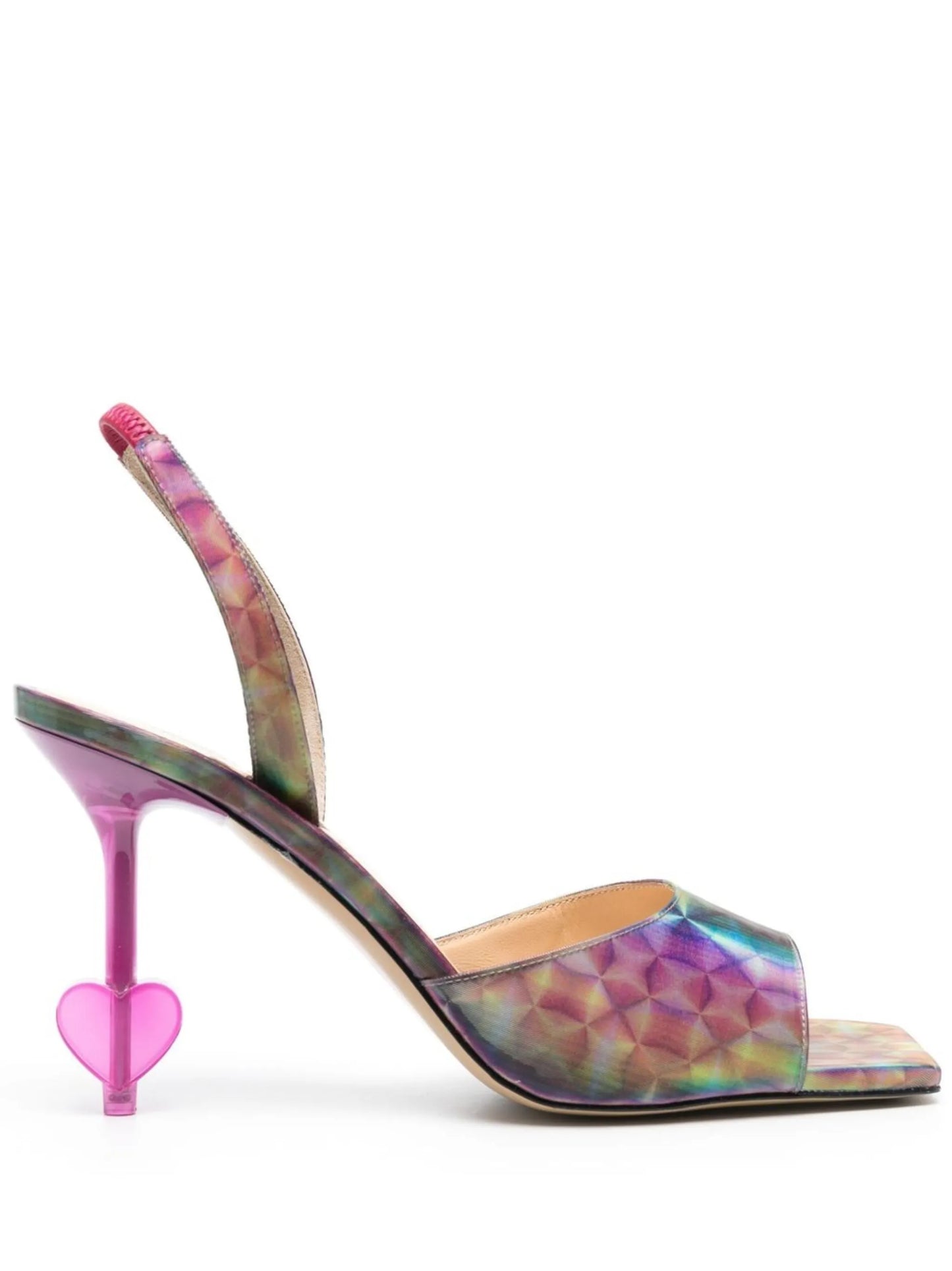 square-toe slingback sandals