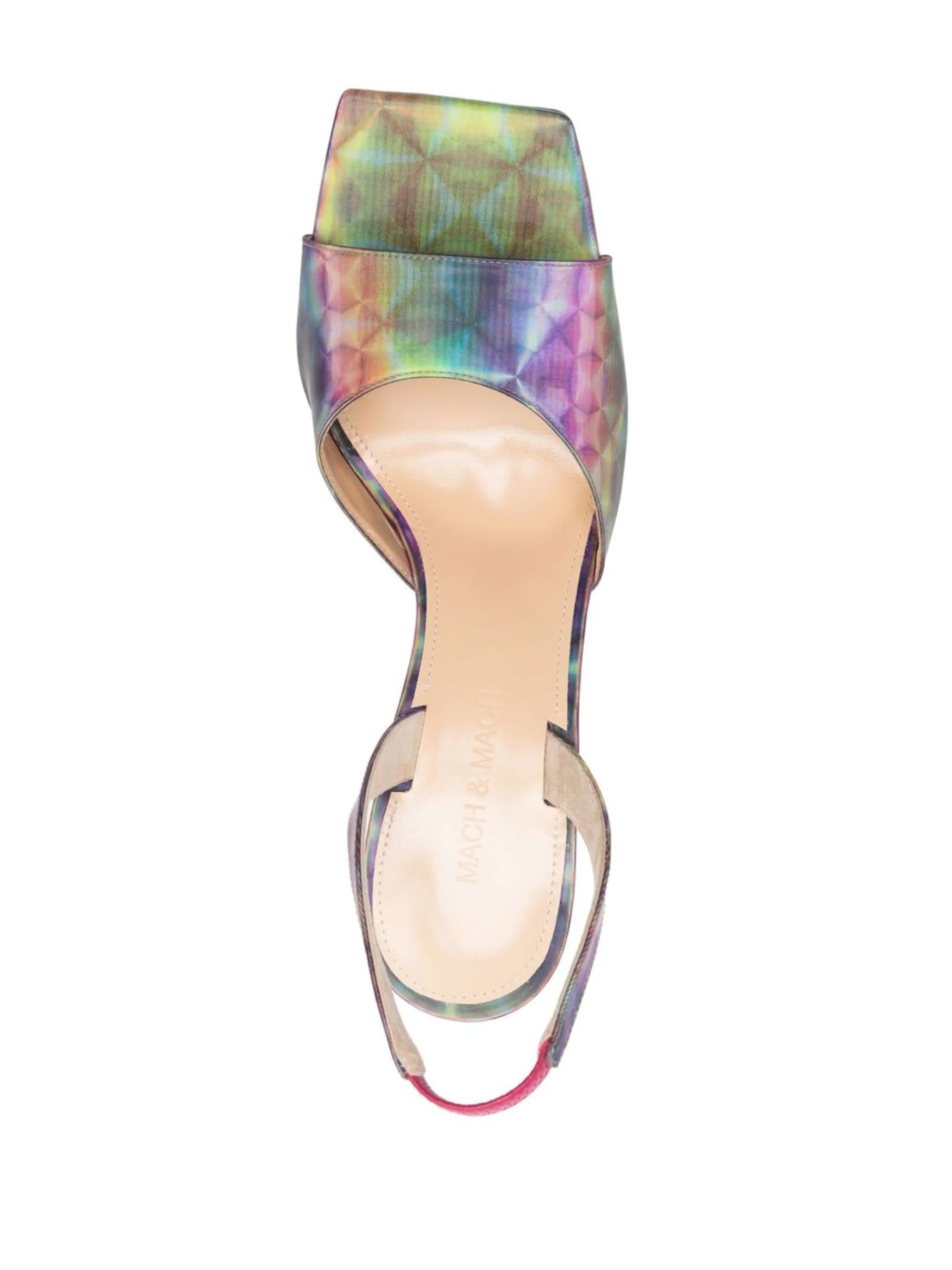 square-toe slingback sandals