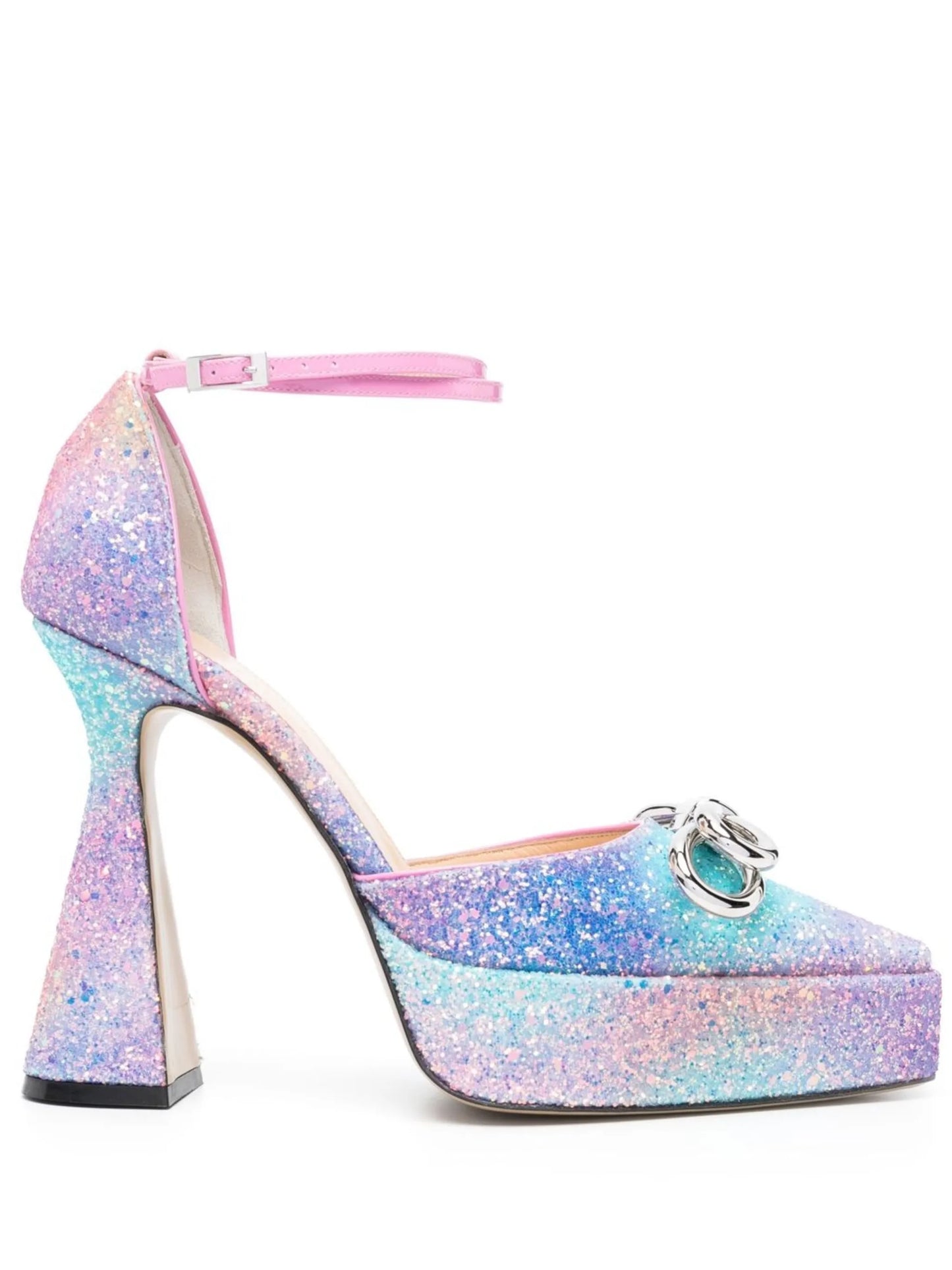 Double Bow 140mm platform pumps