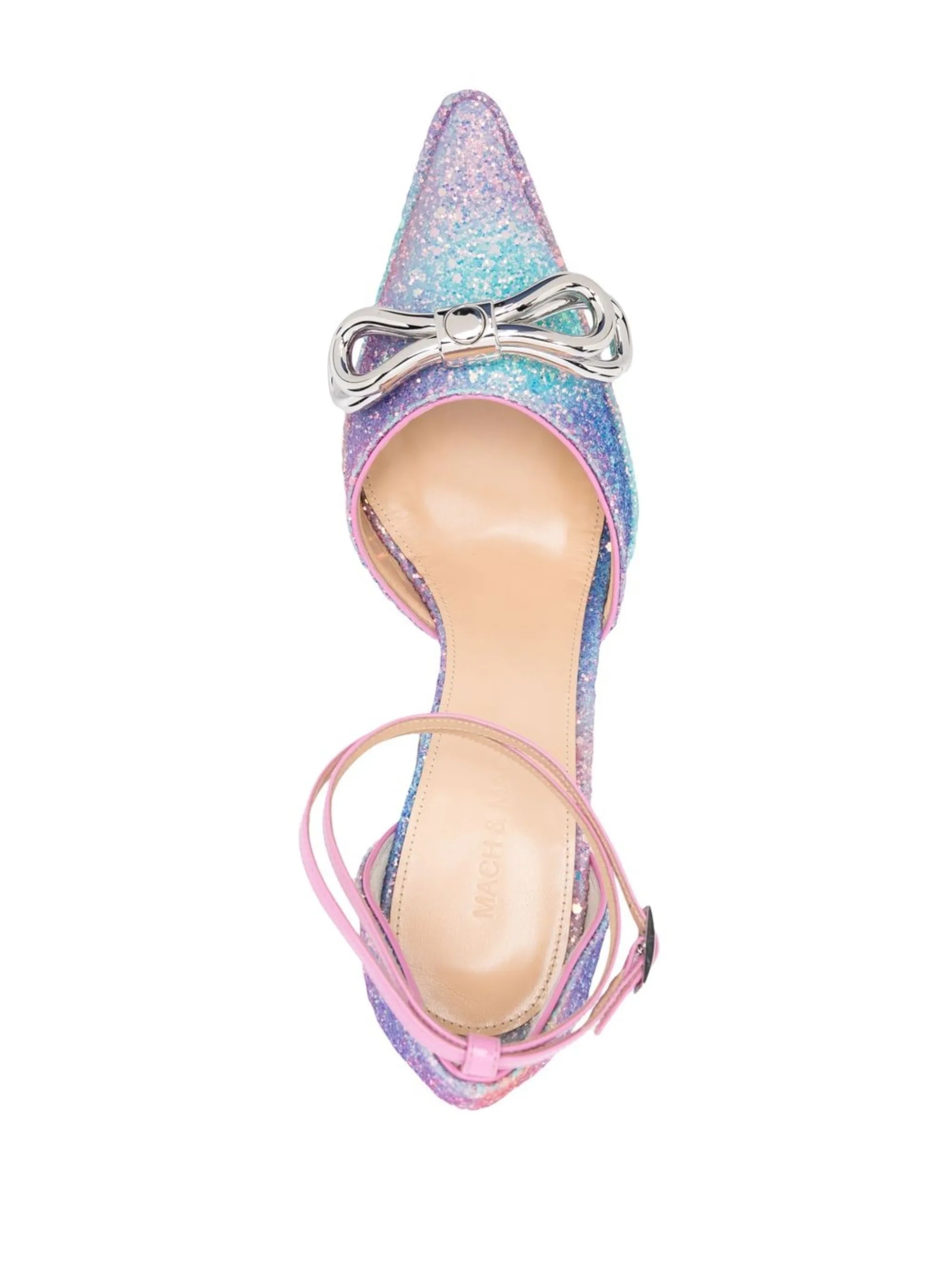 Double Bow 140mm platform pumps